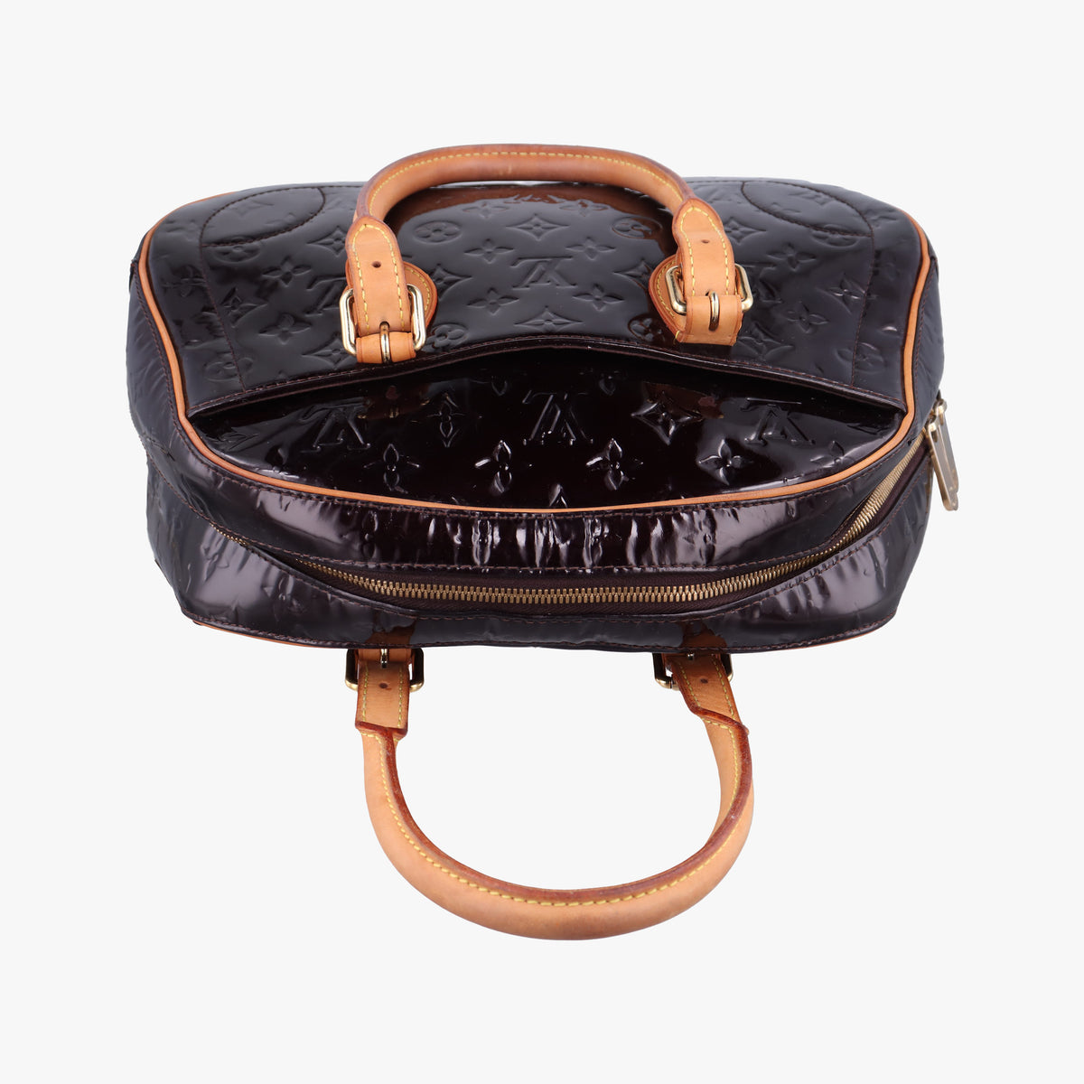 Pre-owned Louis Vuitton Summit Drive Amarante Vernis M93516 handbag | stylenewstar