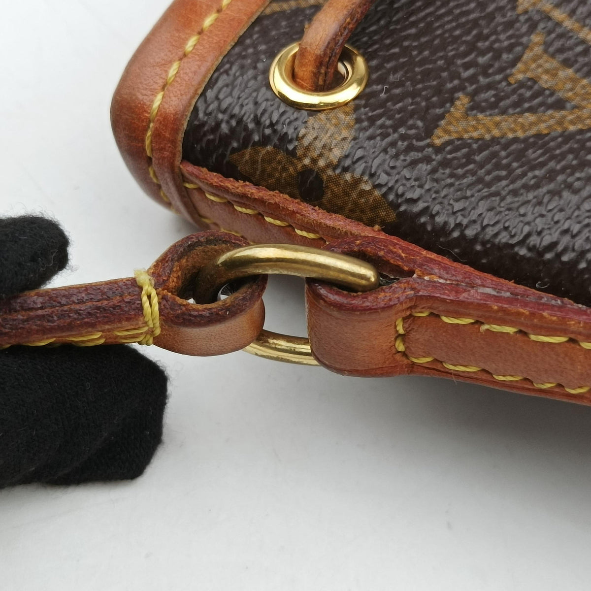 Pre-owned Louis Vuitton Nano Noe Brown Monogram canvas M41346 shoulderbag | stylenewstar