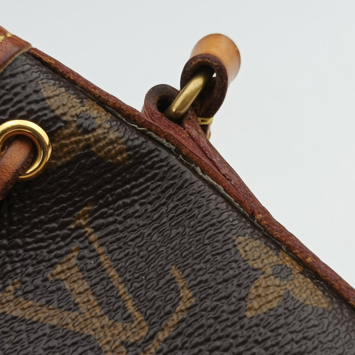Pre-owned Louis Vuitton Nano Noe Brown Monogram canvas M41346 shoulderbag | stylenewstar