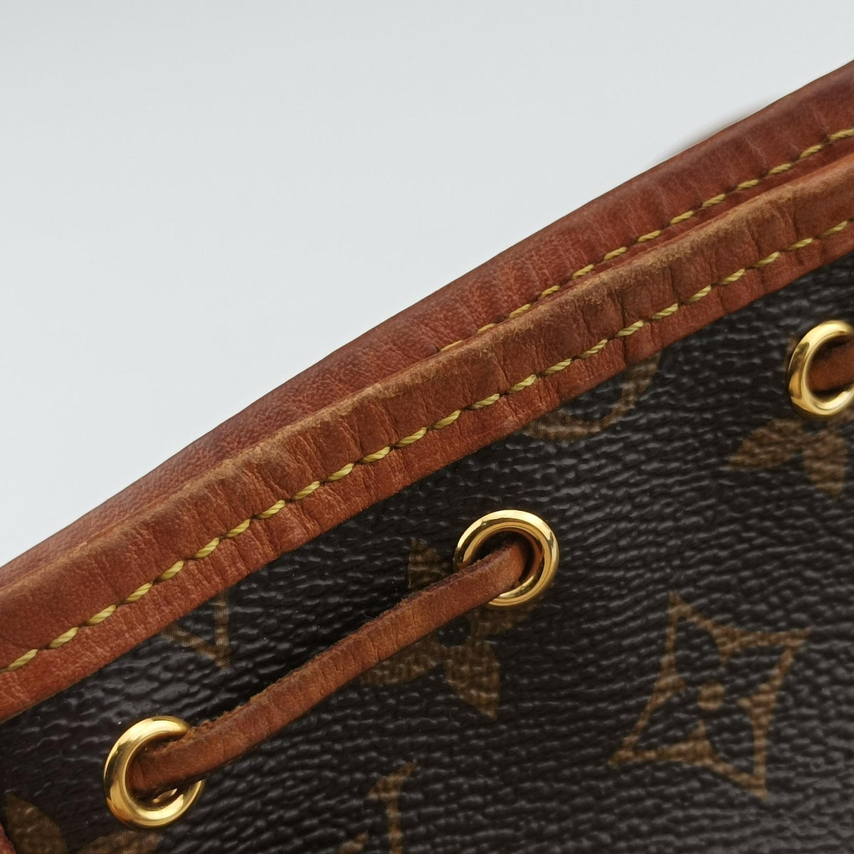 Pre-owned Louis Vuitton Nano Noe Brown Monogram canvas M41346 shoulderbag | stylenewstar