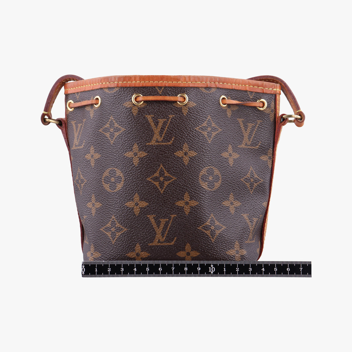 Pre-owned Louis Vuitton Nano Noe Brown Monogram canvas M41346 shoulderbag | stylenewstar