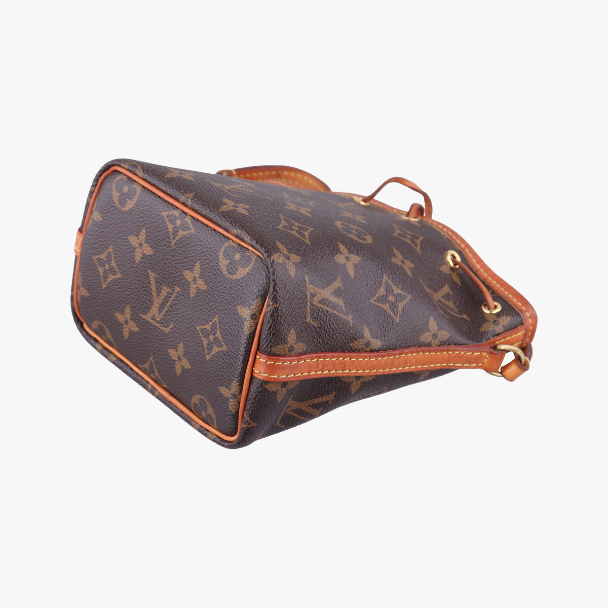 Pre-owned Louis Vuitton Nano Noe Brown Monogram canvas M41346 shoulderbag | stylenewstar