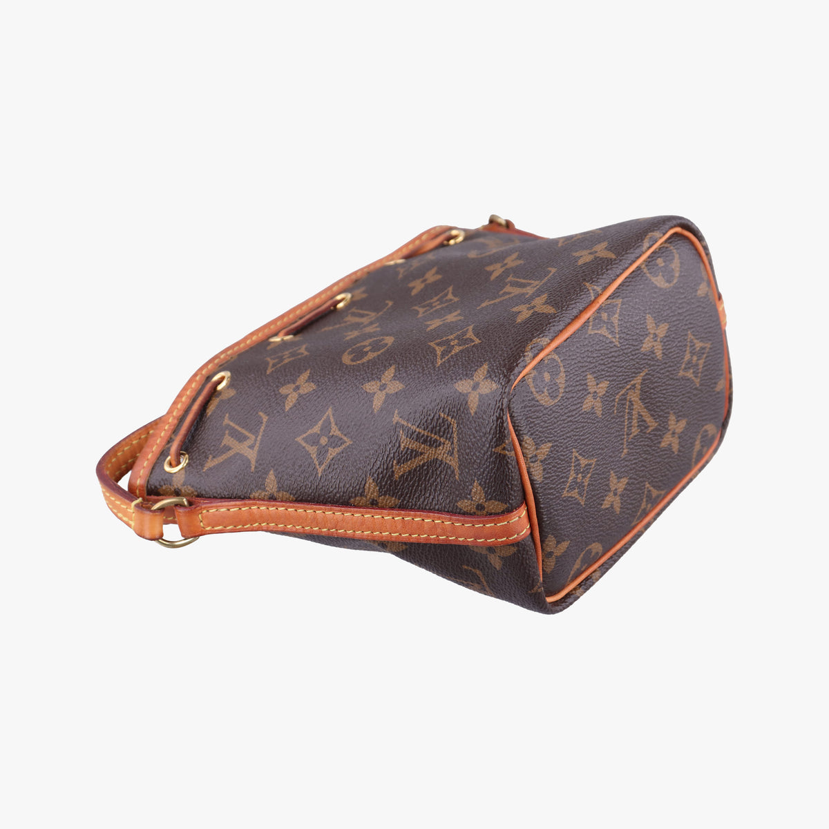 Pre-owned Louis Vuitton Nano Noe Brown Monogram canvas M41346 shoulderbag | stylenewstar
