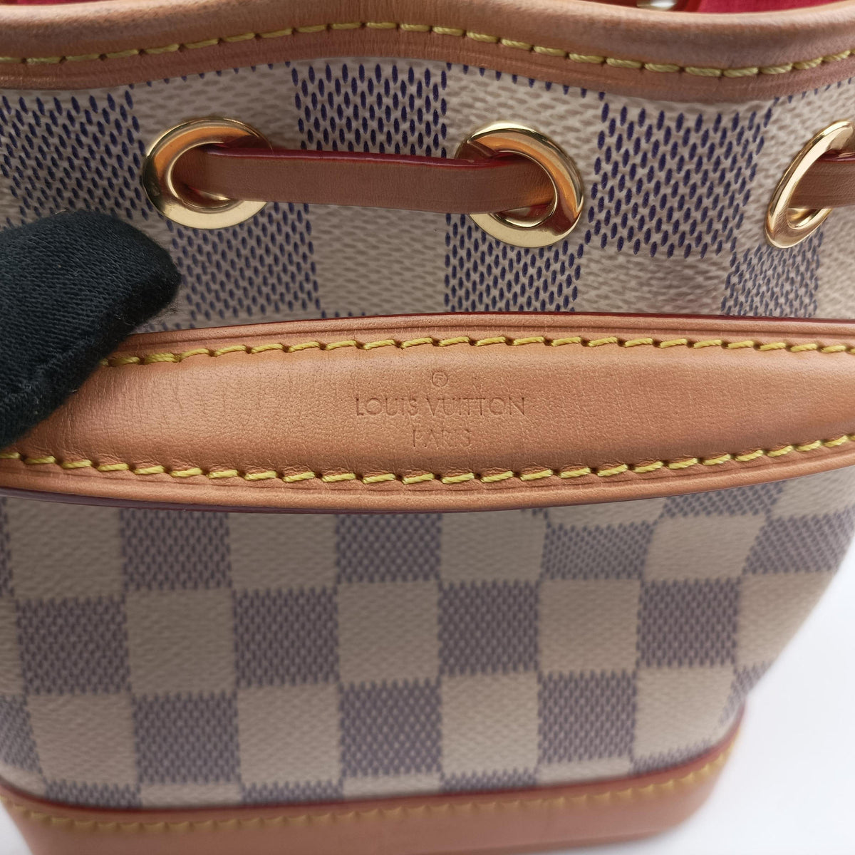 Pre-owned Louis Vuitton Vivienne Nano Noe AZUR Damier Canvas N40511 shoulderbag | stylenewstar