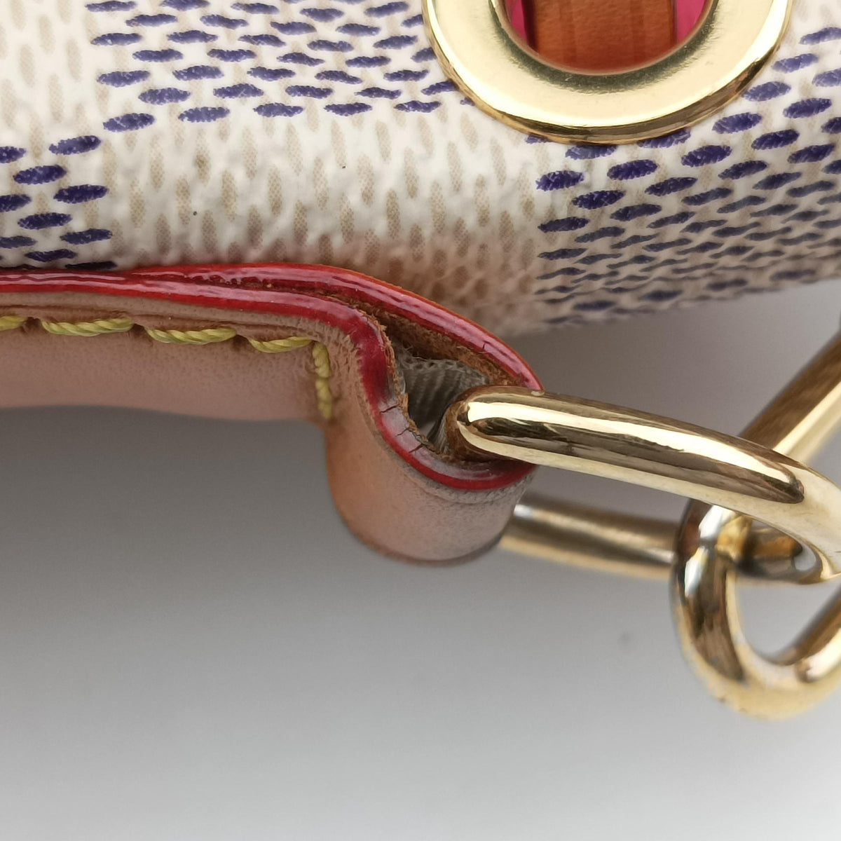 Pre-owned Louis Vuitton Vivienne Nano Noe AZUR Damier Canvas N40511 shoulderbag | stylenewstar