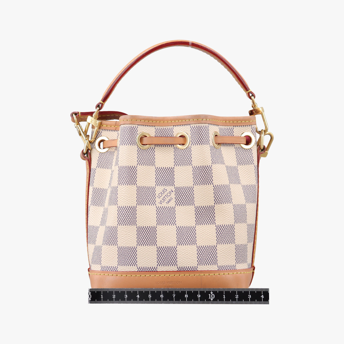 Pre-owned Louis Vuitton Vivienne Nano Noe AZUR Damier Canvas N40511 shoulderbag | stylenewstar