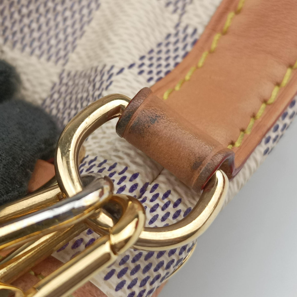 Pre-owned Louis Vuitton Vivienne Nano Noe AZUR Damier Canvas N40511 shoulderbag | stylenewstar