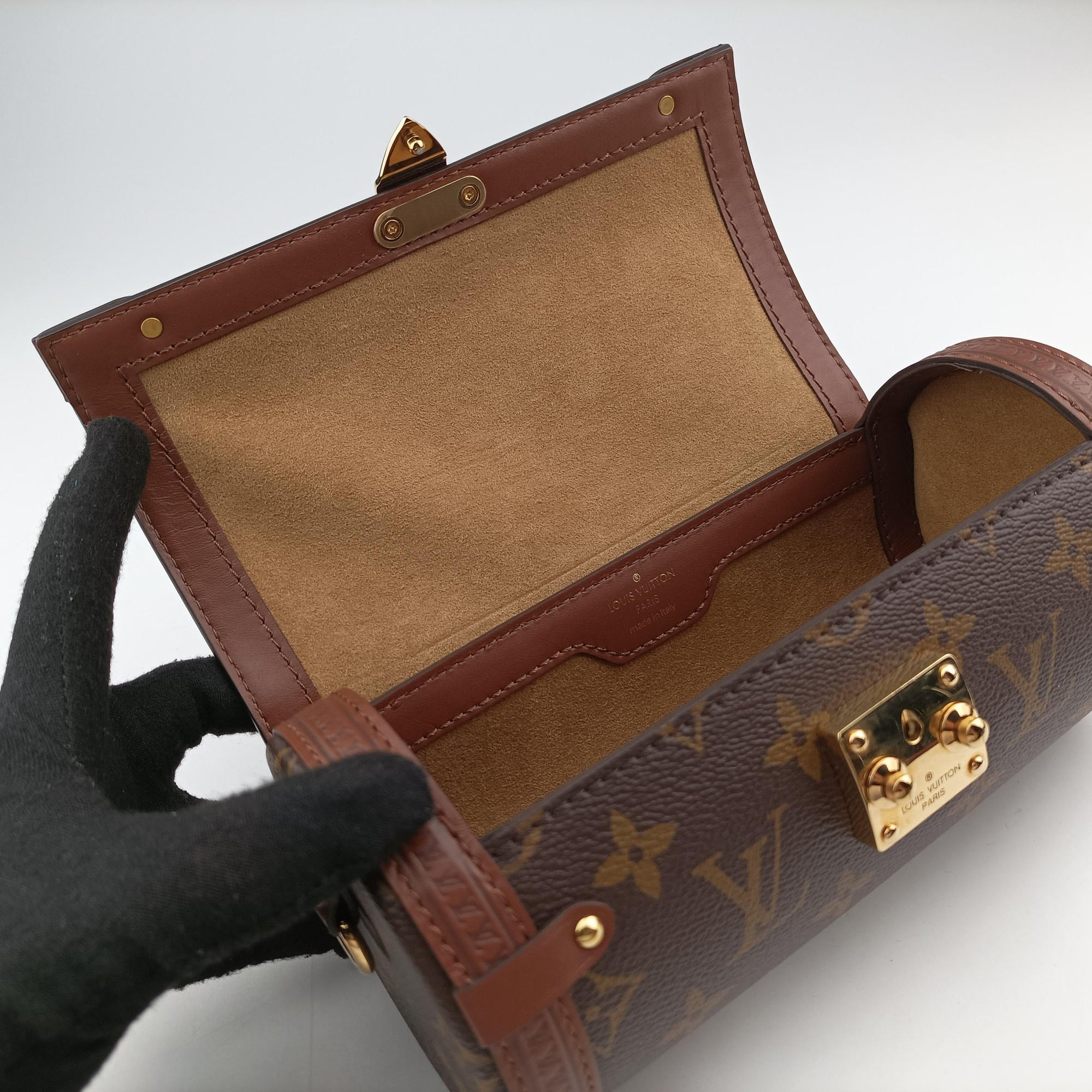 Secondhand Louis Vuitton Papillon Trunk Brown Monogram Canvas×calf leather M57835 shoulderbag | stylenewstar
