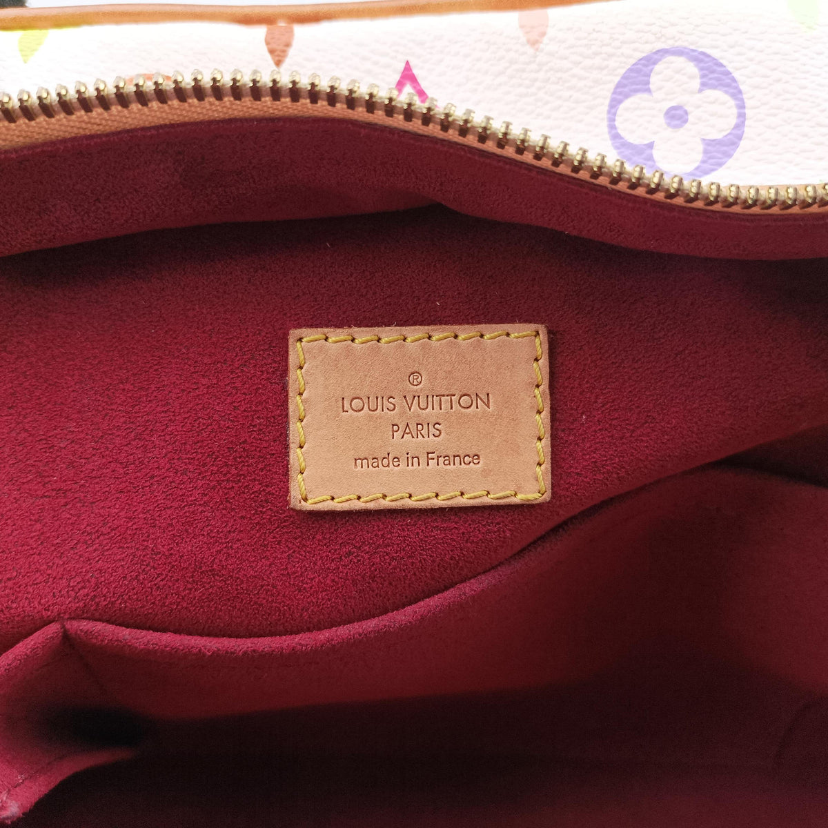 Pre-owned Louis Vuitton CLAUDIA white Monogram Multicolor M40193 shoulderbag | stylenewstar