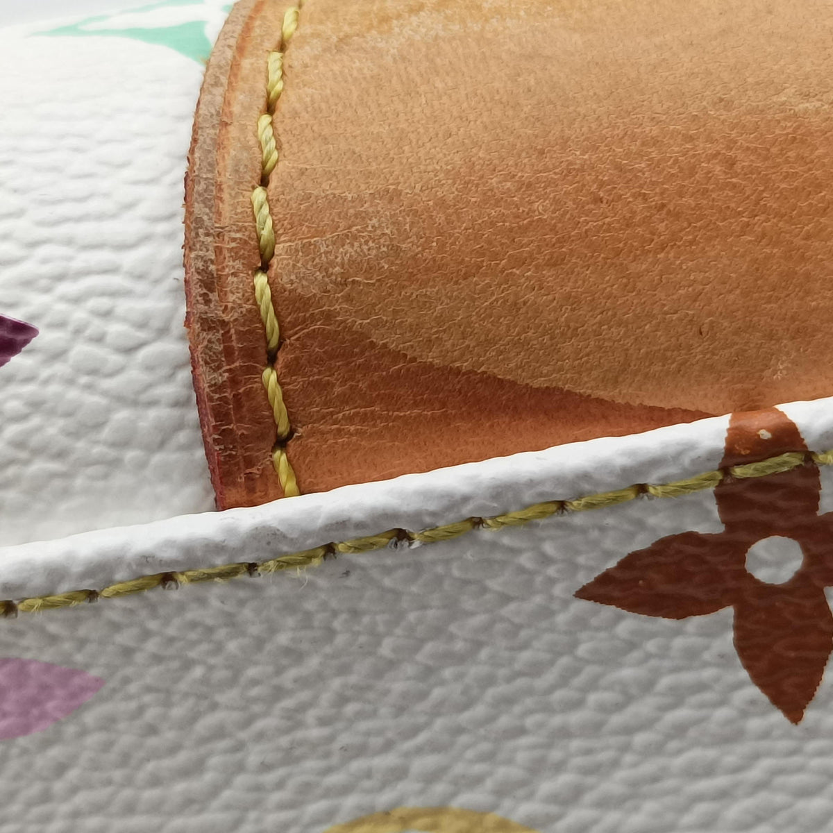 Pre-owned Louis Vuitton CLAUDIA white Monogram Multicolor M40193 shoulderbag | stylenewstar