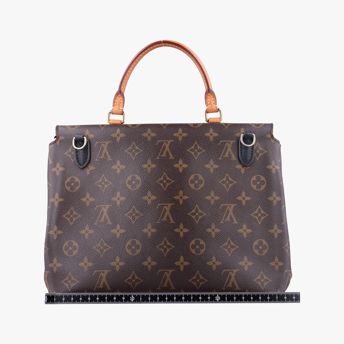 Pre-owned Louis Vuitton MARIGNAN brown×black Monogram Canvas×calf leather M44259 shoulderbag | stylenewstar