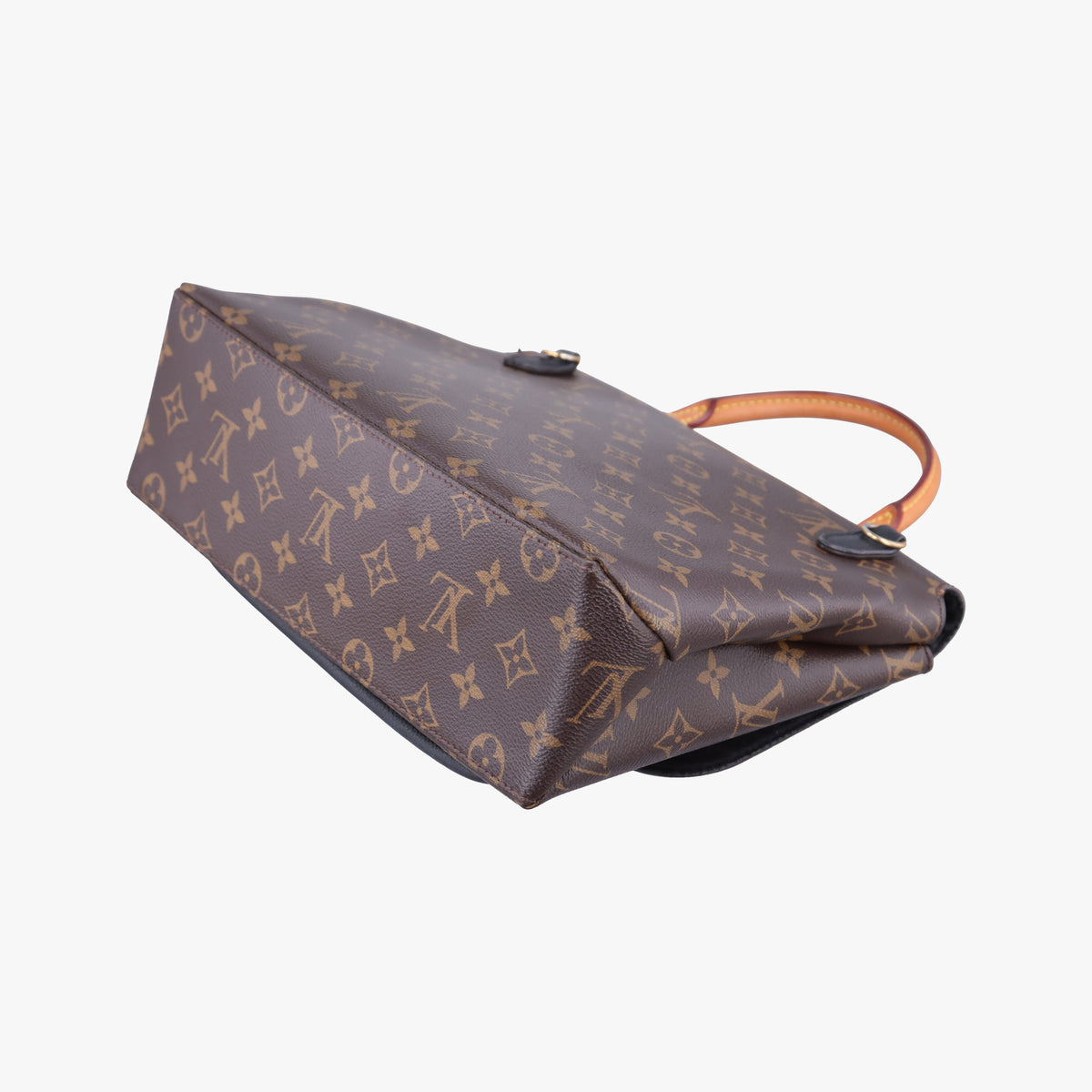 Pre-owned Louis Vuitton MARIGNAN brown×black Monogram Canvas×calf leather M44259 shoulderbag | stylenewstar