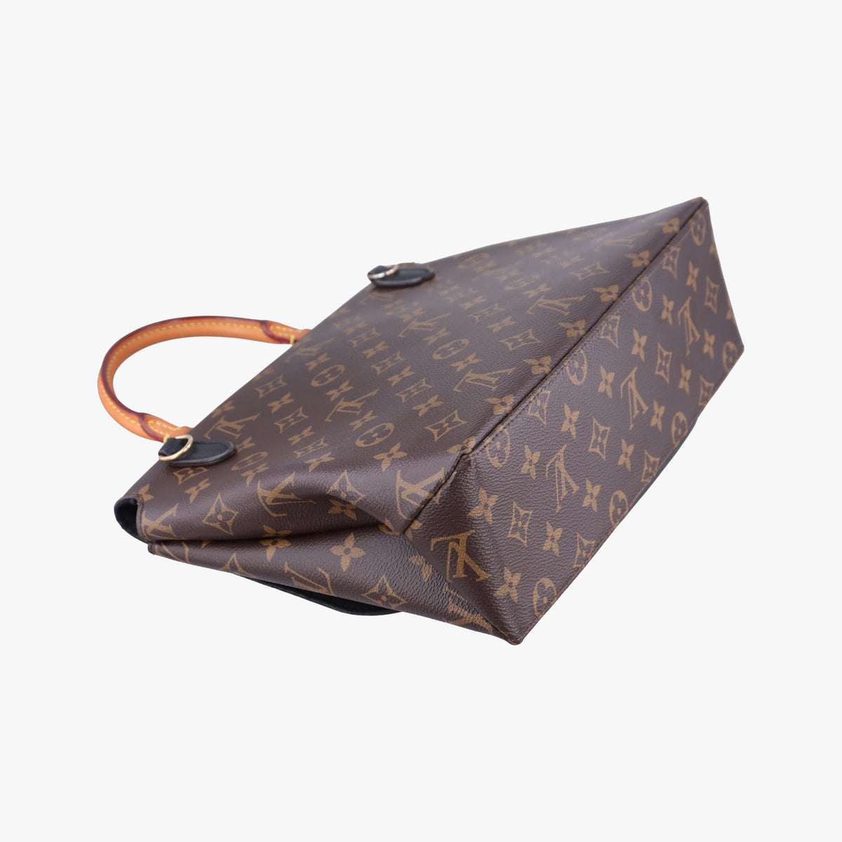 Pre-owned Louis Vuitton MARIGNAN brown×black Monogram Canvas×calf leather M44259 shoulderbag | stylenewstar
