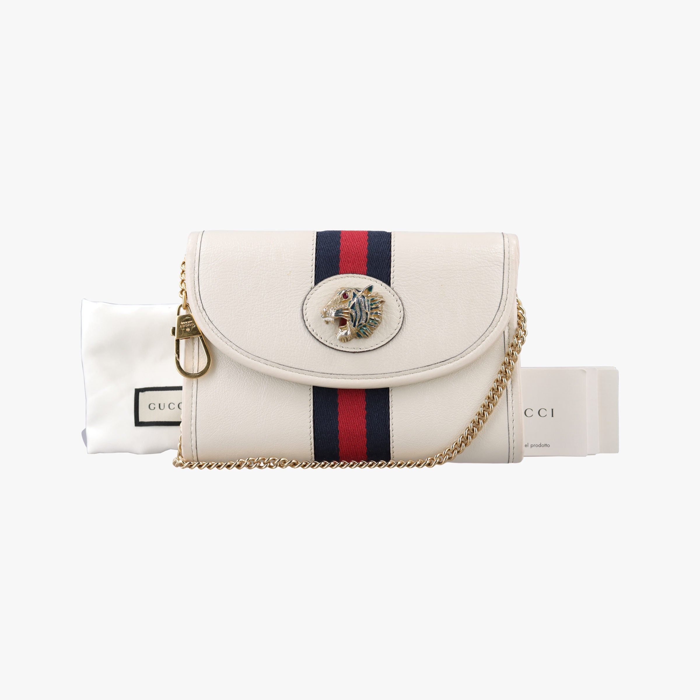 Vintage Gucci Rajah White Leather 573797 shoulderbag | stylenewstar