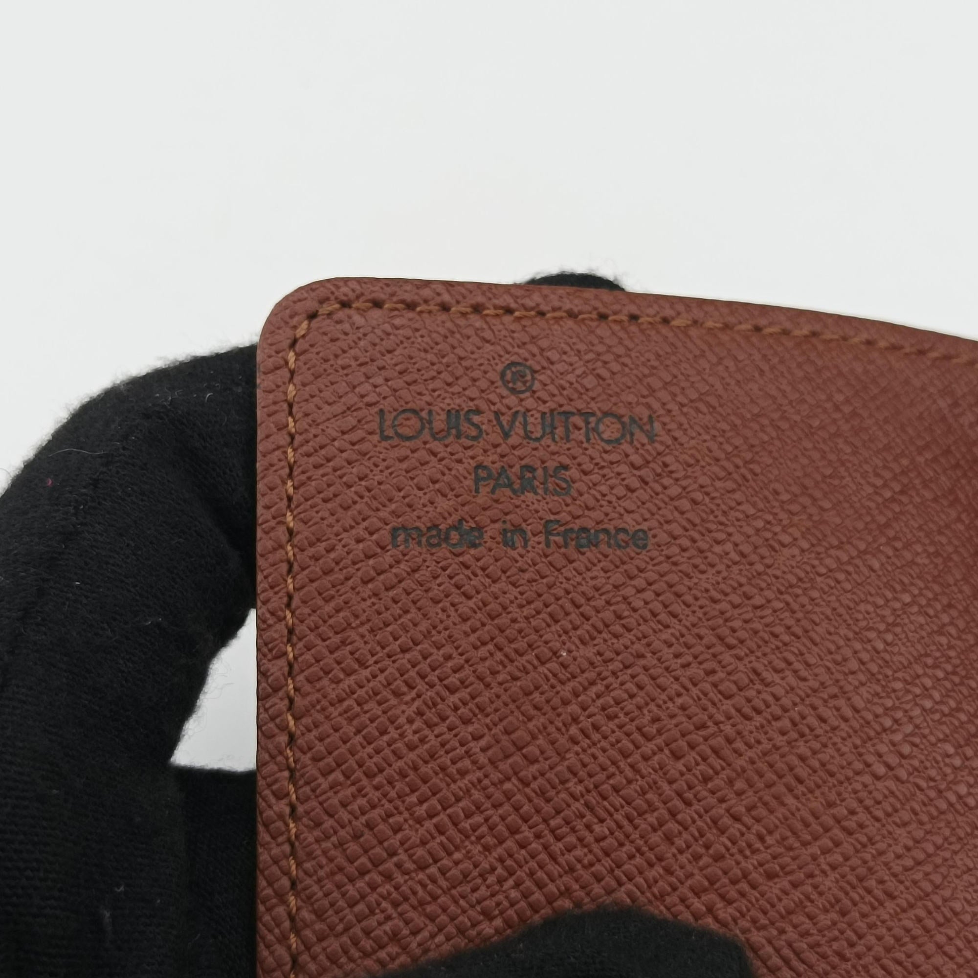Pre-owned Louis Vuitton Porte Cartes Credit Pression Brown Monogram Canvas M60937 cardcase | stylenewstar