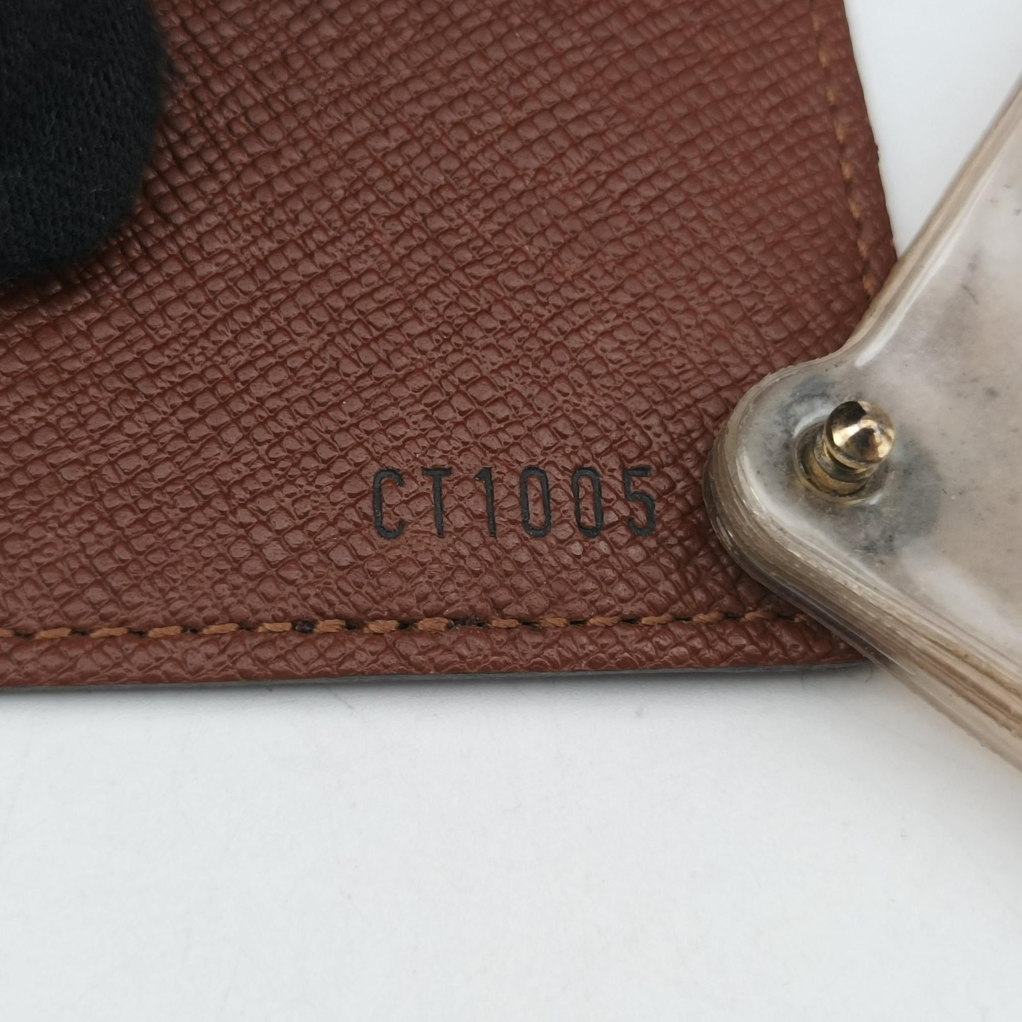 Pre-owned Louis Vuitton Porte Cartes Credit Pression Brown Monogram Canvas M60937 cardcase | stylenewstar