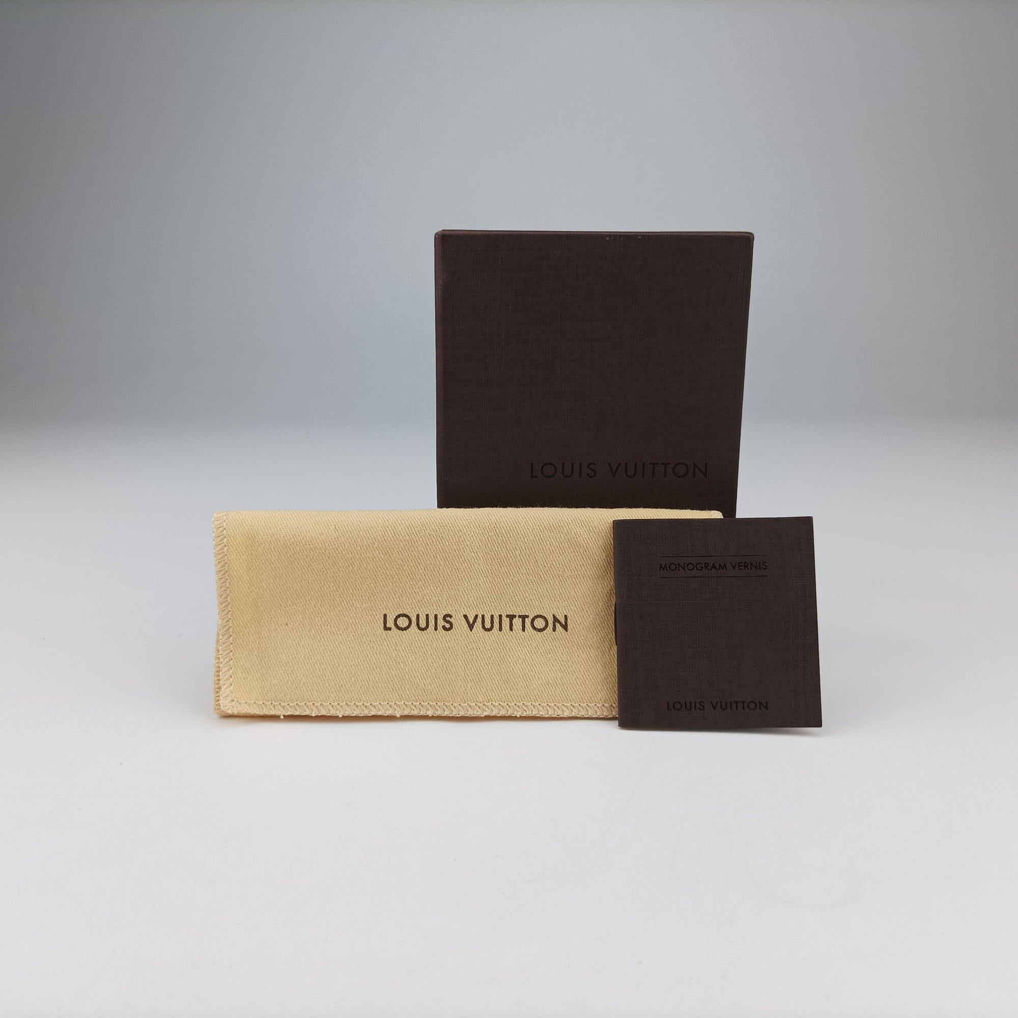 Pre-owned Louis Vuitton Porte Cartes Credit Pression Brown Monogram Canvas M60937 cardcase | stylenewstar