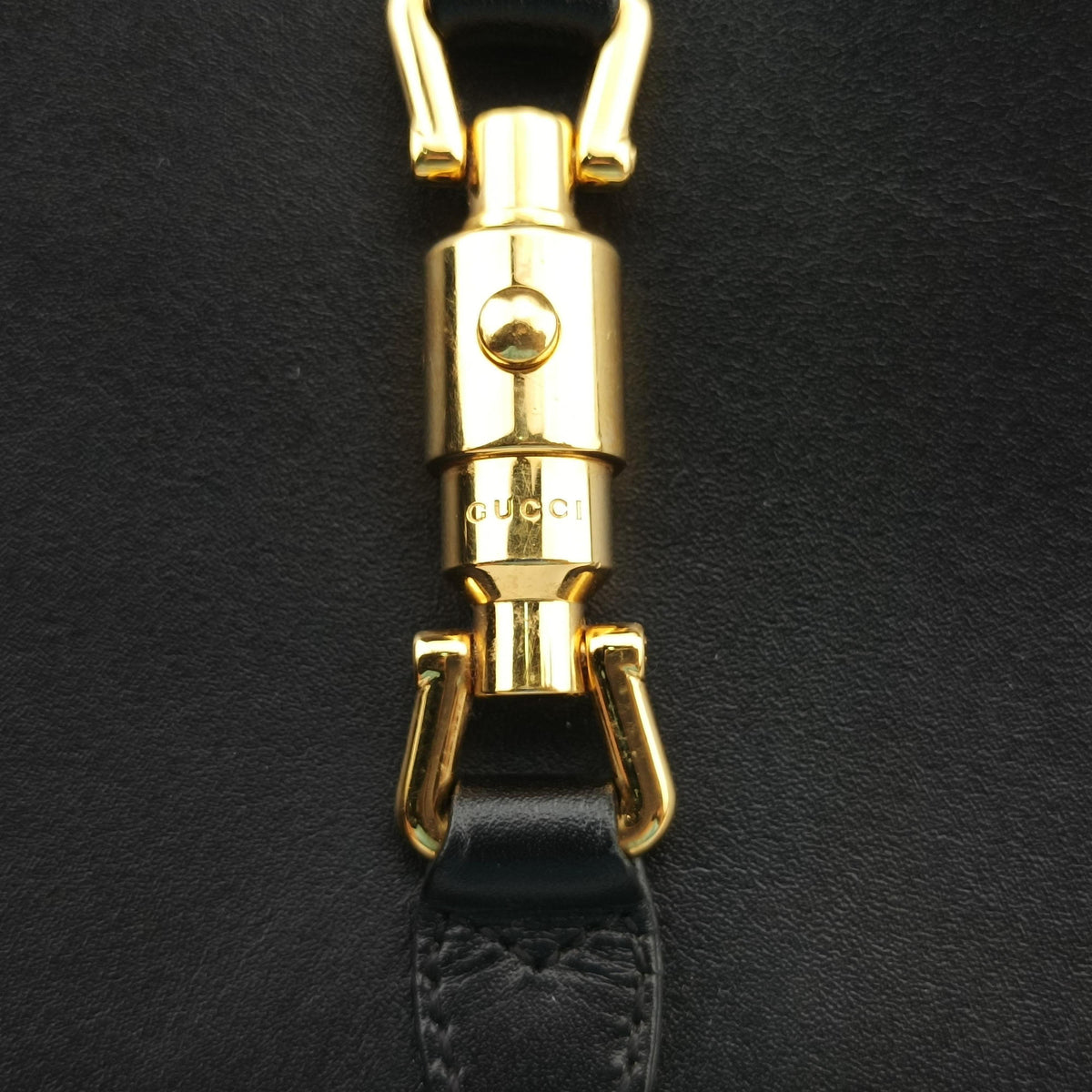 Pre-owned Gucci JACKIE 1961 Black Leather 637091 shoulderbag | stylenewstar