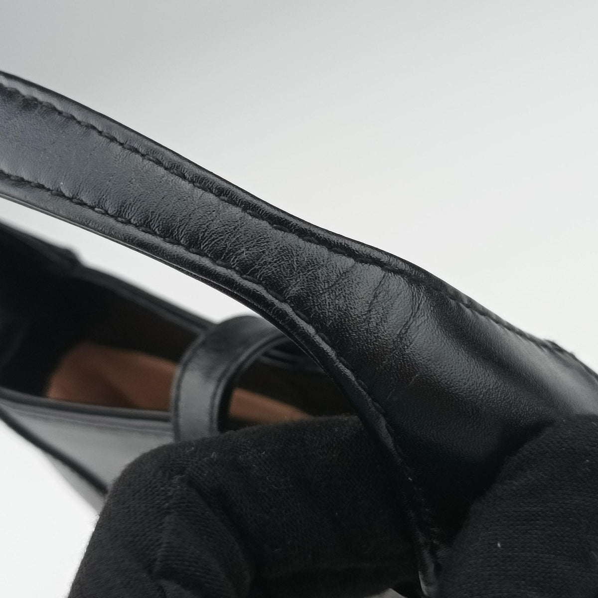 Pre-owned Gucci JACKIE 1961 Black Leather 637091 shoulderbag | stylenewstar