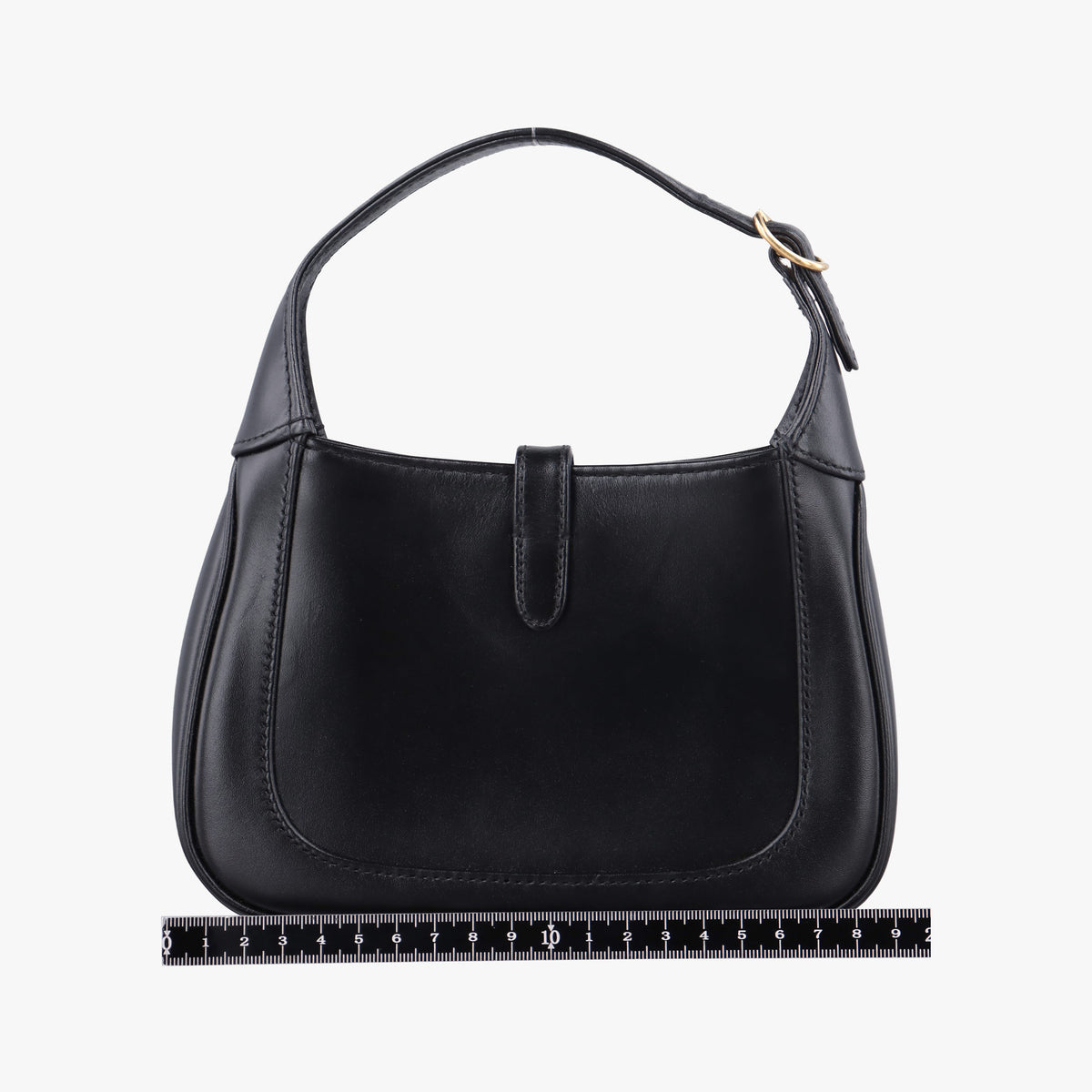 Pre-owned Gucci JACKIE 1961 Black Leather 637091 shoulderbag | stylenewstar