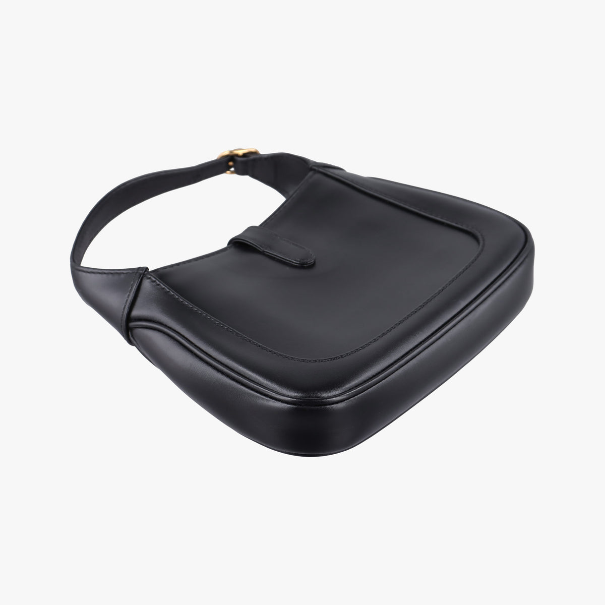 Pre-owned Gucci JACKIE 1961 Black Leather 637091 shoulderbag | stylenewstar
