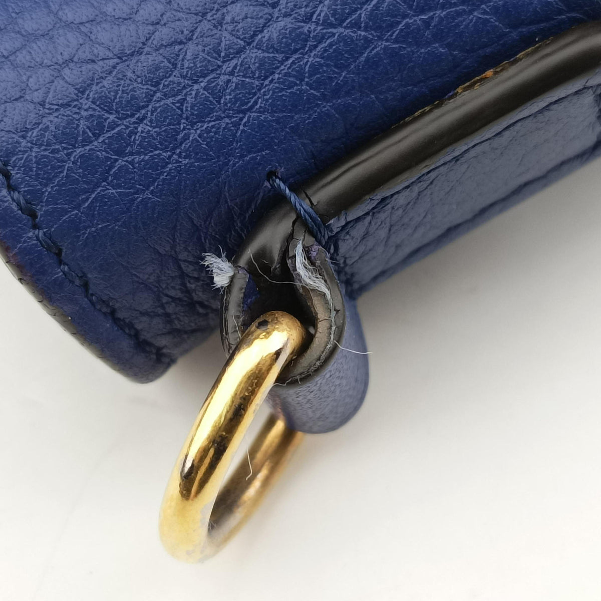 Secondhand Celine luggage nano shopper Blue leather  shoulderbag | stylenewstar