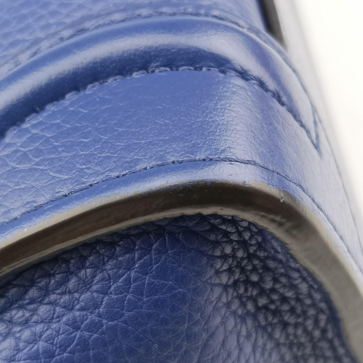 Secondhand Celine luggage nano shopper Blue leather  shoulderbag | stylenewstar
