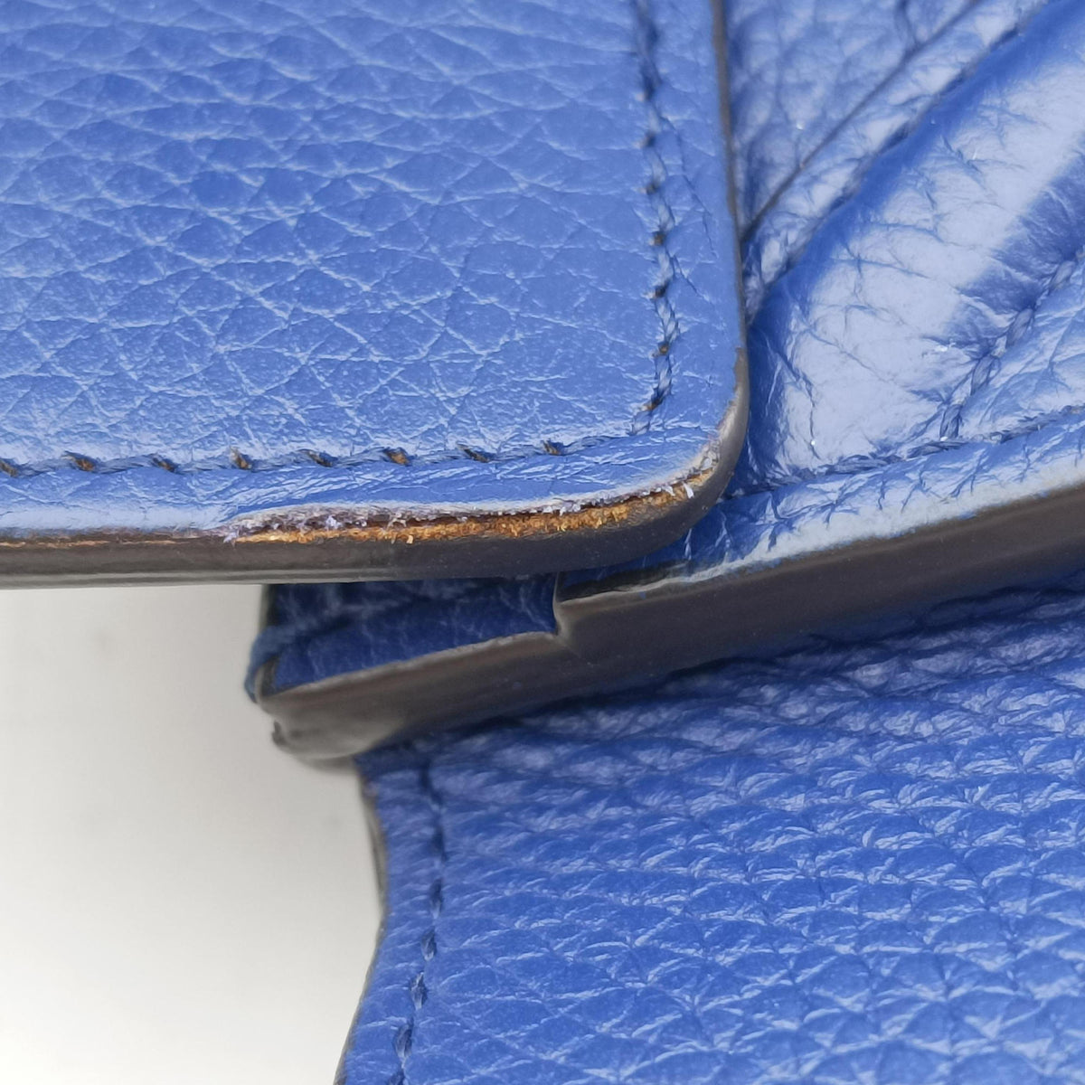Secondhand Celine luggage nano shopper Blue leather  shoulderbag | stylenewstar