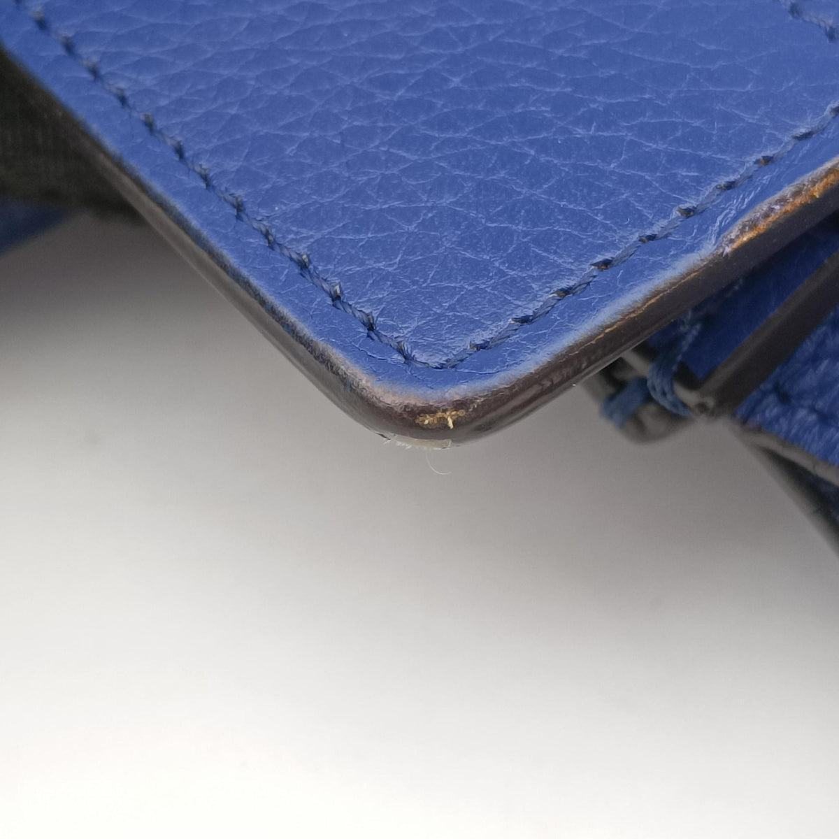 Secondhand Celine luggage nano shopper Blue leather  shoulderbag | stylenewstar