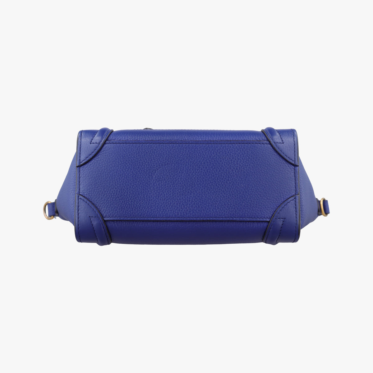 Secondhand Celine luggage nano shopper Blue leather  shoulderbag | stylenewstar