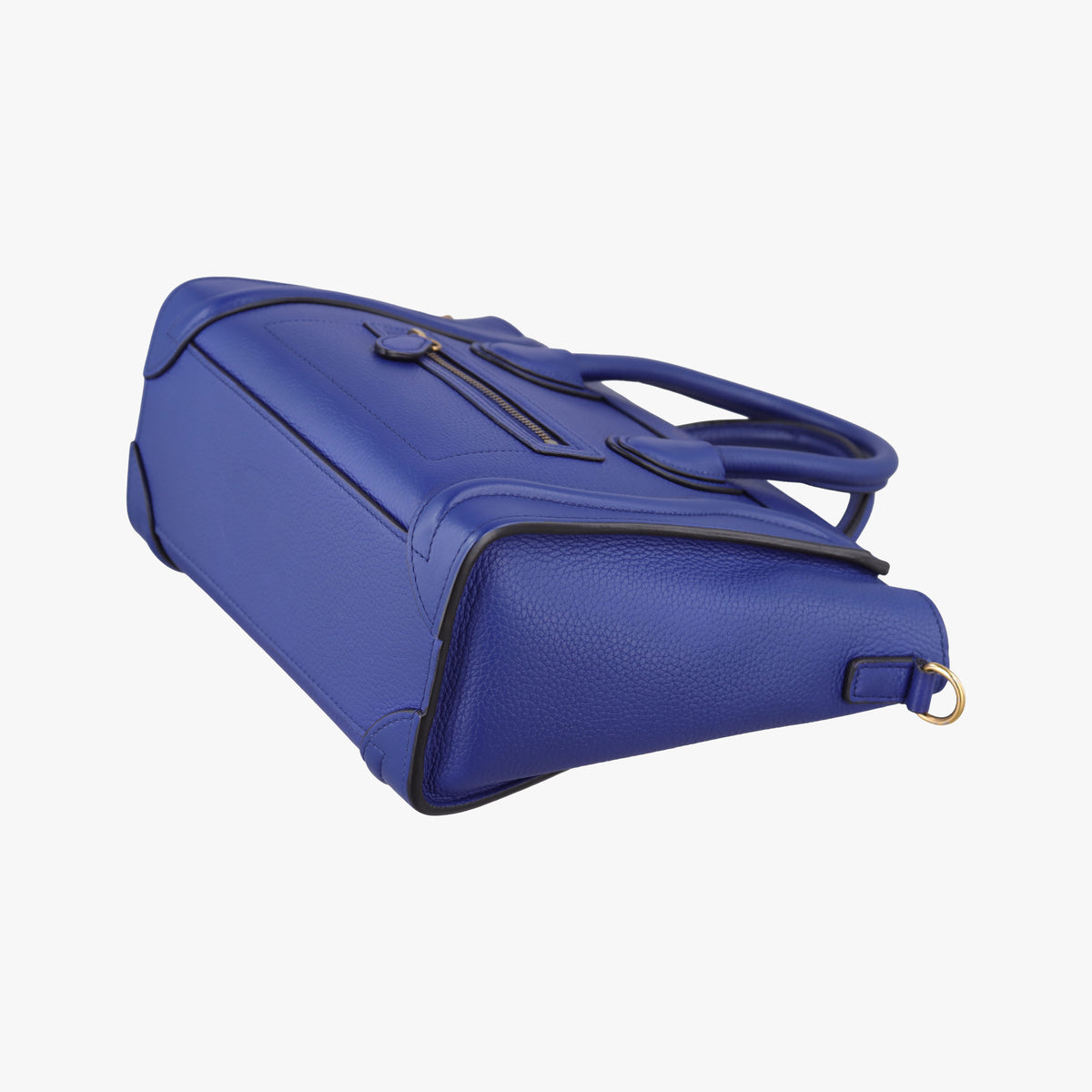 Secondhand Celine luggage nano shopper Blue leather  shoulderbag | stylenewstar
