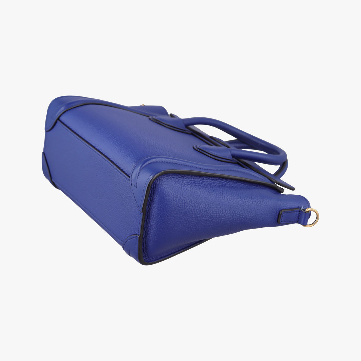 Secondhand Celine luggage nano shopper Blue leather  shoulderbag | stylenewstar