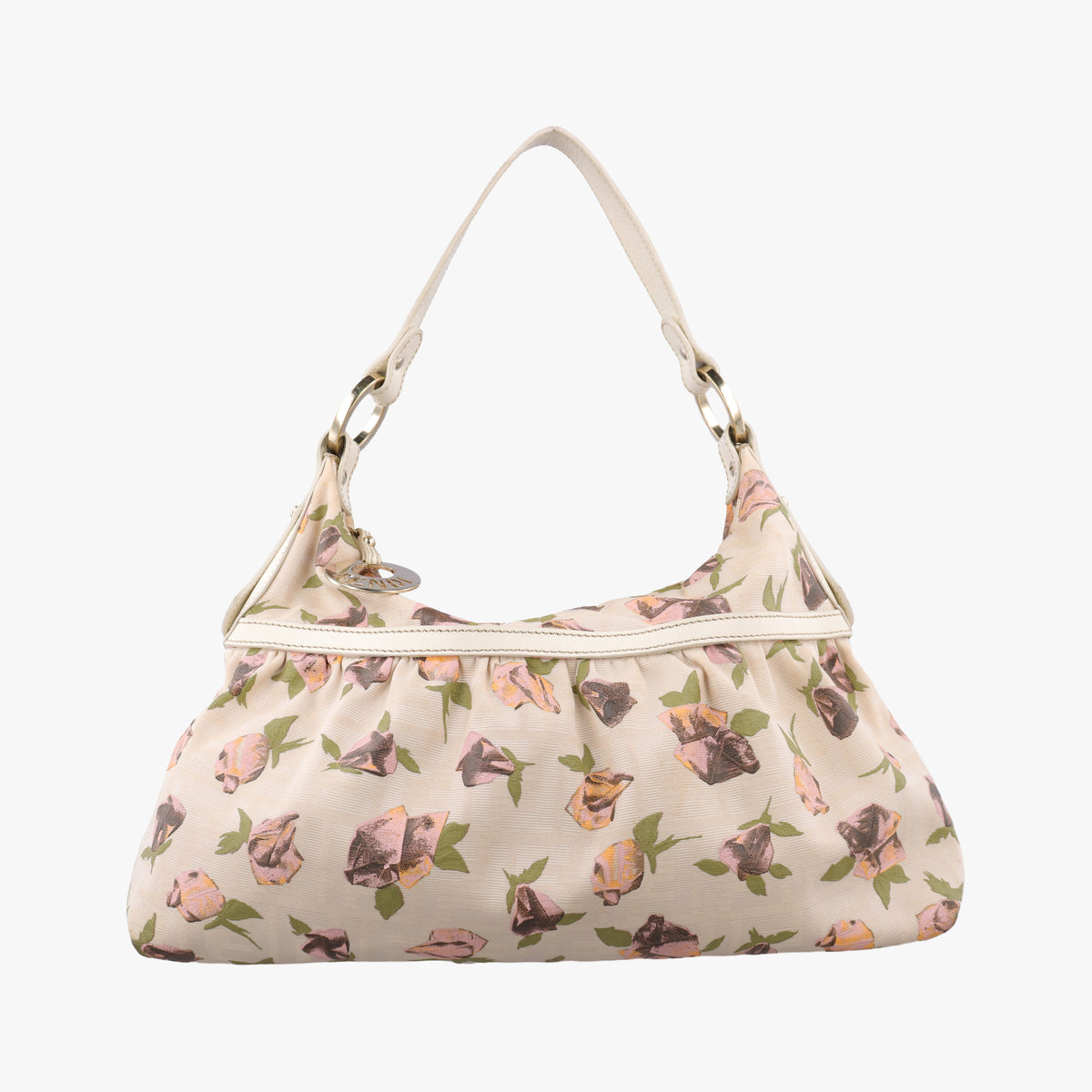 Vintage Fendi Chef Perforated Charm Zucca Print Multicolour canvas 8BR448 handbag | stylenewstar