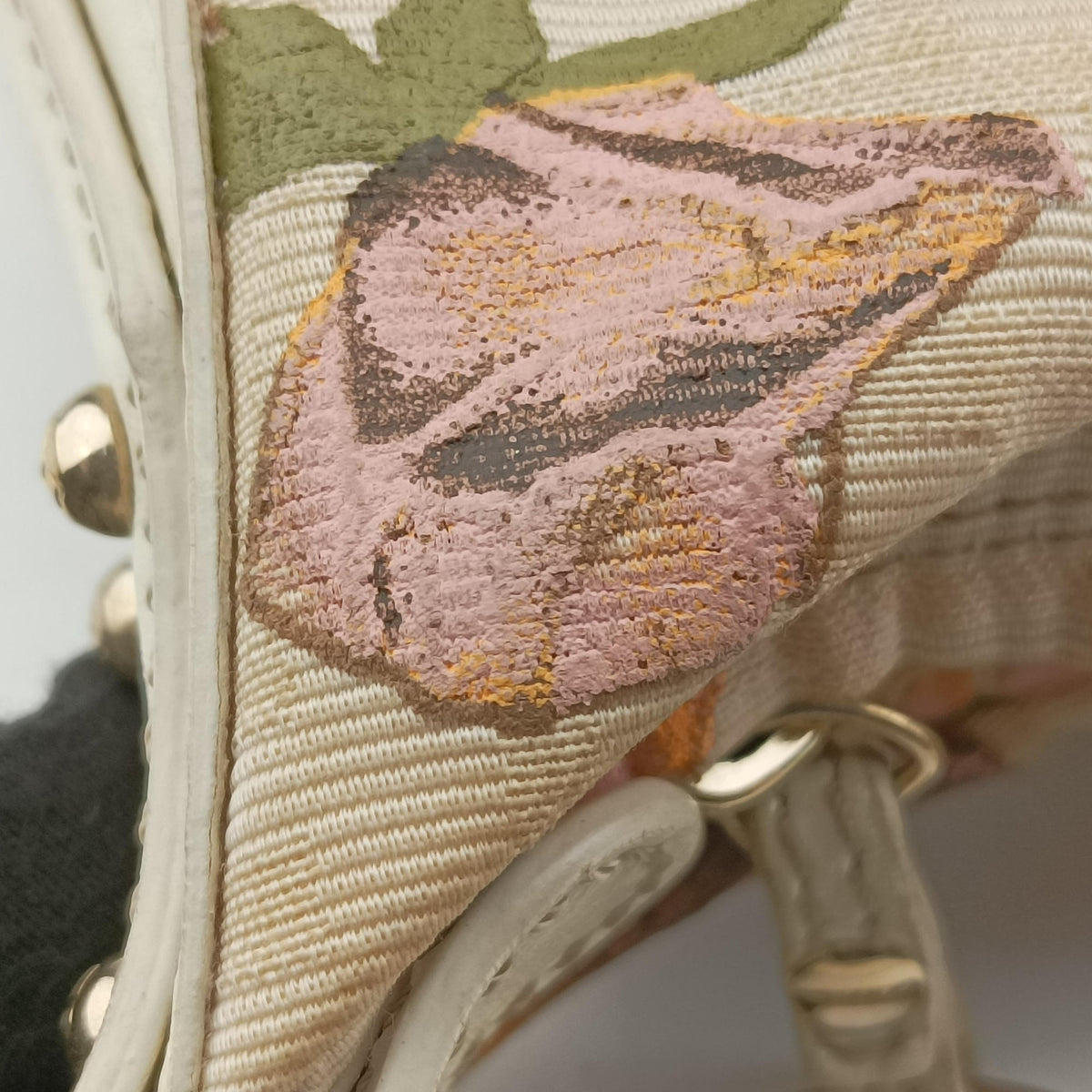 Vintage Fendi Chef Perforated Charm Zucca Print Multicolour canvas 8BR448 handbag | stylenewstar