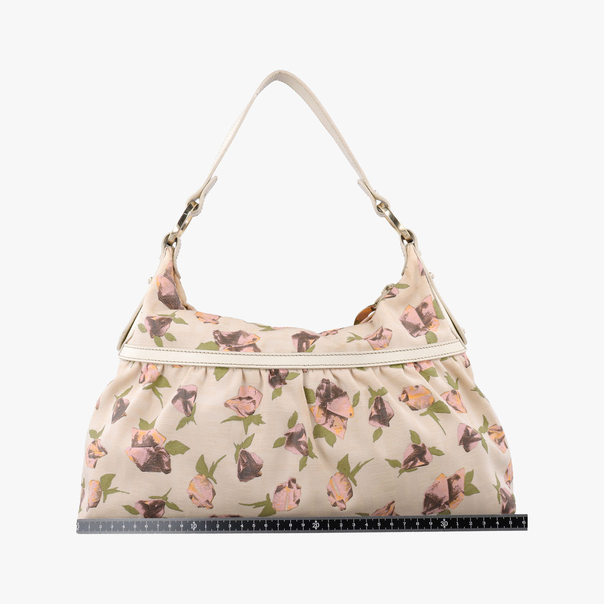 Vintage Fendi Chef Perforated Charm Zucca Print Multicolour canvas 8BR448 handbag | stylenewstar