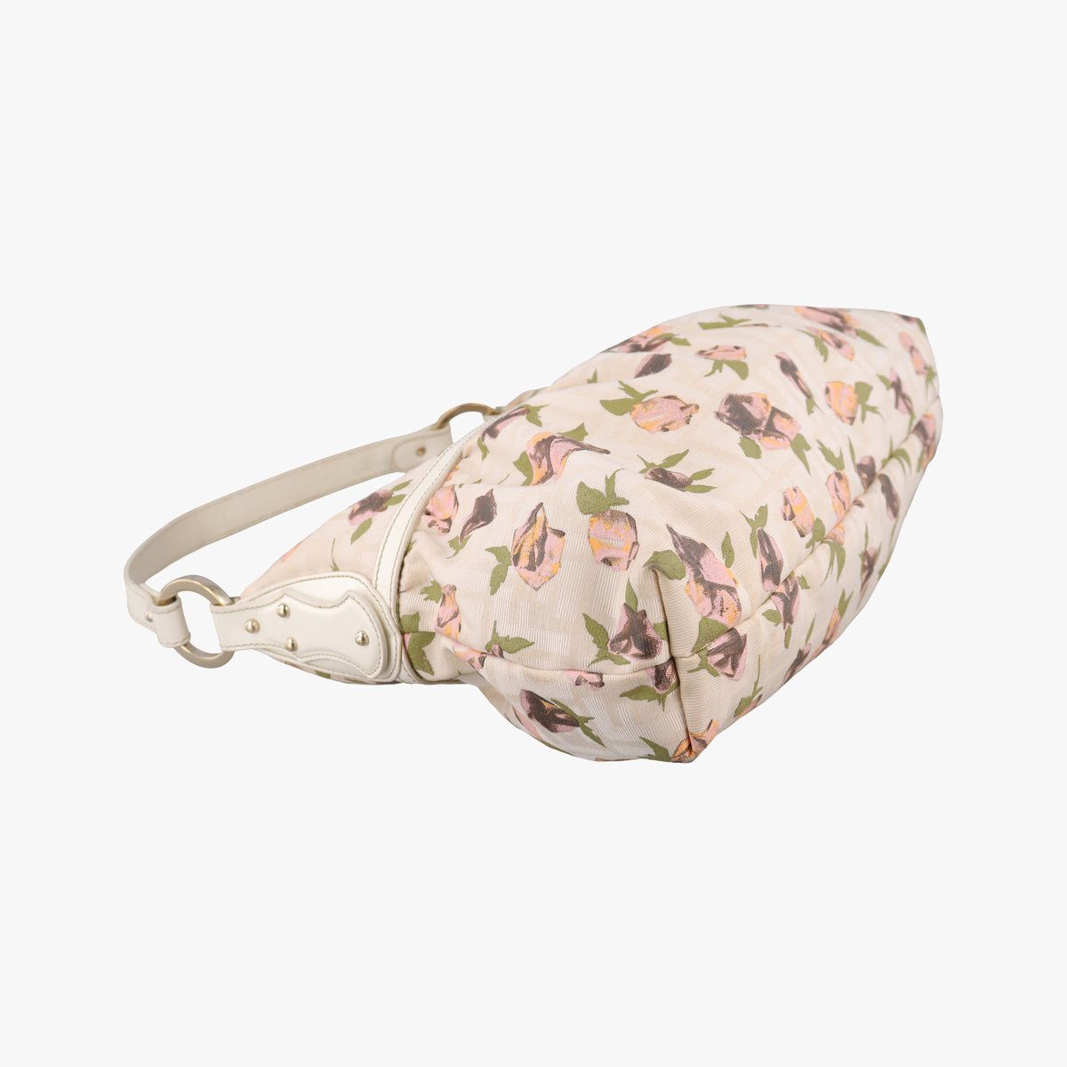 Vintage Fendi Chef Perforated Charm Zucca Print Multicolour canvas 8BR448 handbag | stylenewstar