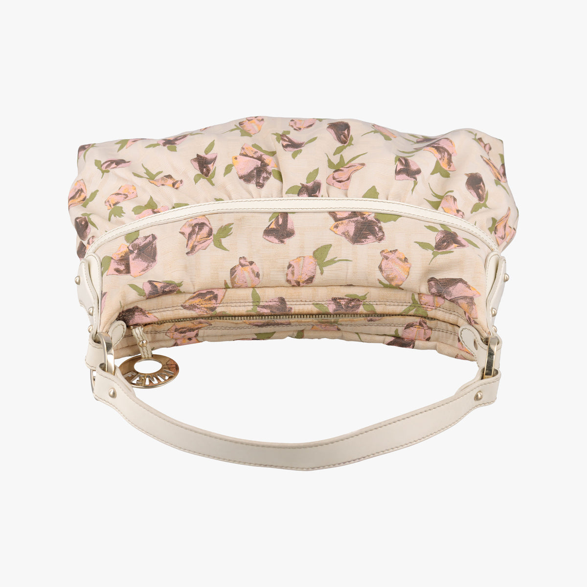 Vintage Fendi Chef Perforated Charm Zucca Print Multicolour canvas 8BR448 handbag | stylenewstar