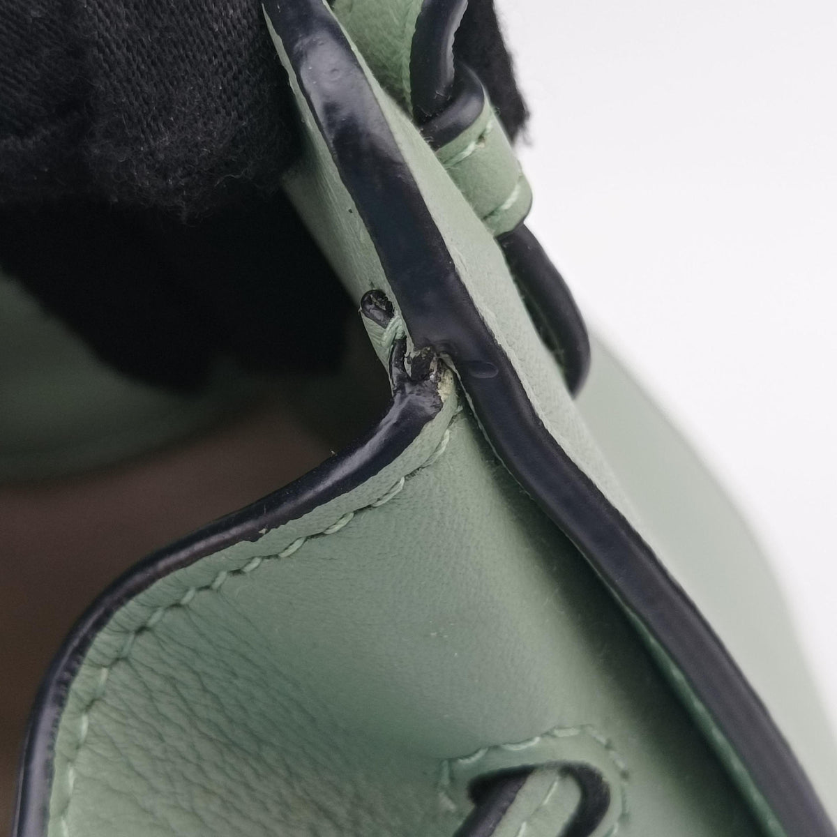 Vintage Loewe hammock Green Leather  shoulderbag | stylenewstar
