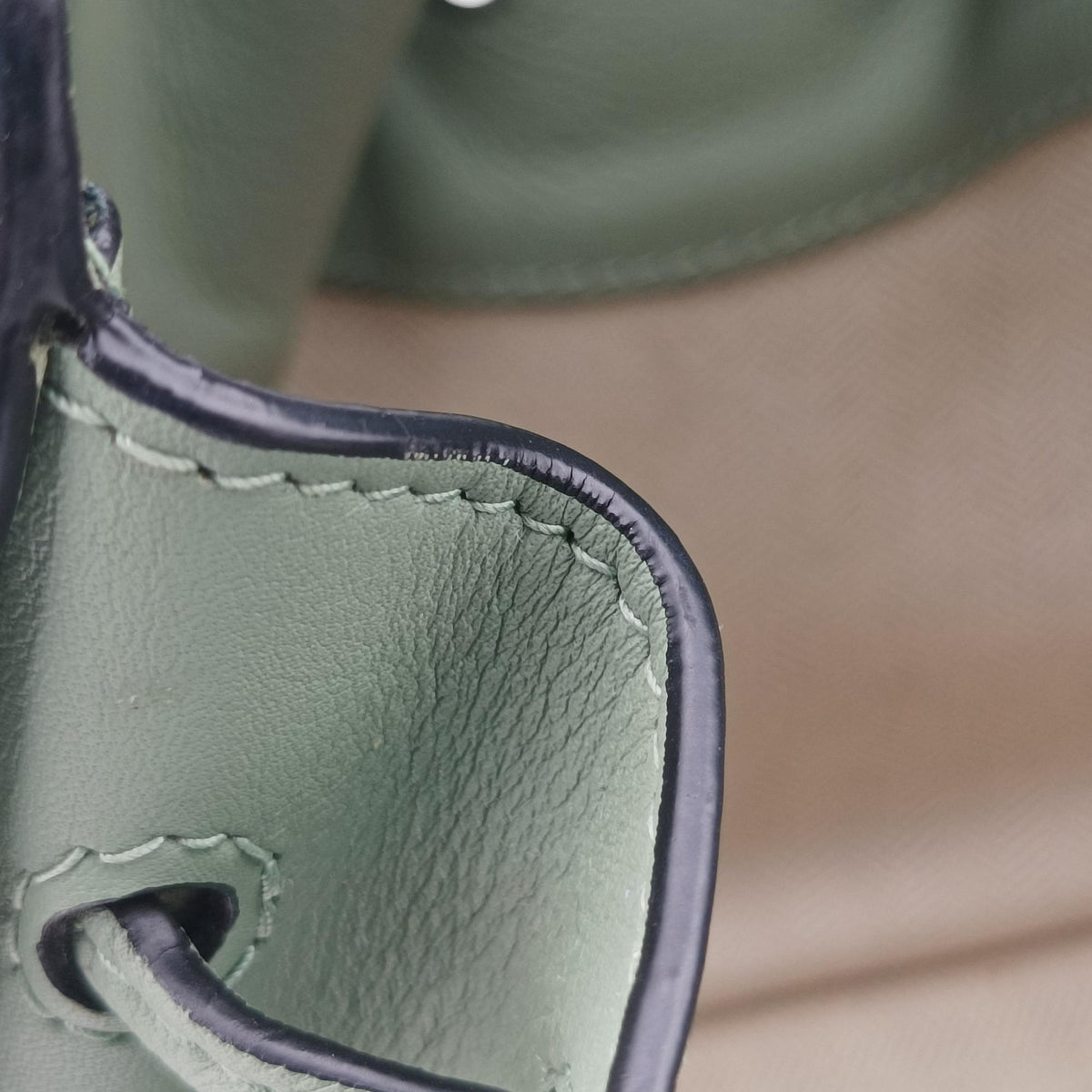 Vintage Loewe hammock Green Leather  shoulderbag | stylenewstar