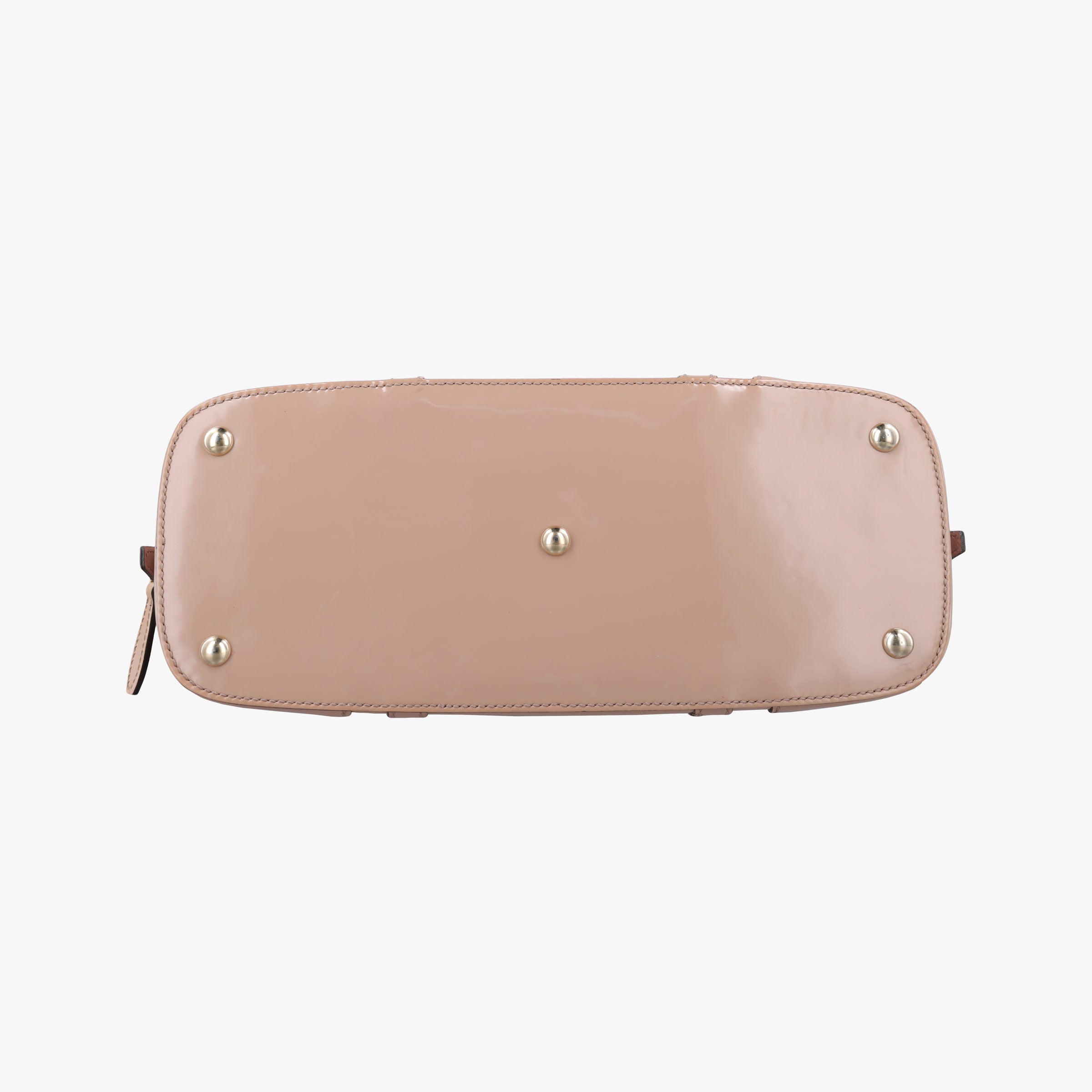 Pre-owned Gucci Microguccissima Beige Patent Leather 309617 shoulderbag | stylenewstar