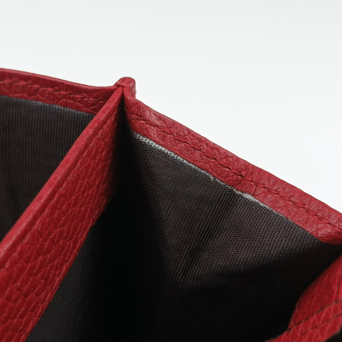 Pre-owned Gucci GG Marmont Red Leather 401232 shoulderbag | stylenewstar