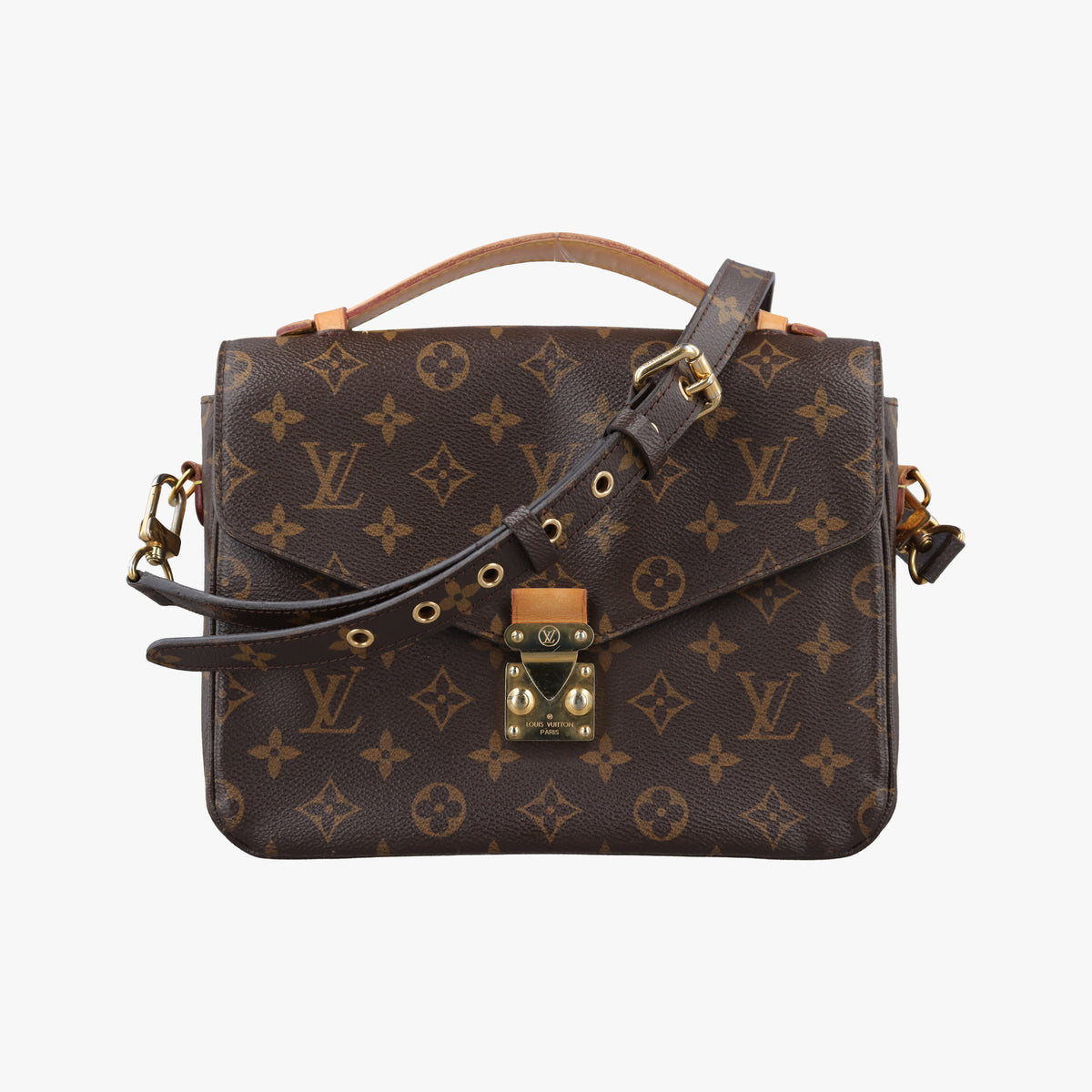 Pre-owned Louis Vuitton Pochette Metis MM Brown Monogram Canvas M44875 shoulderbag | stylenewstar