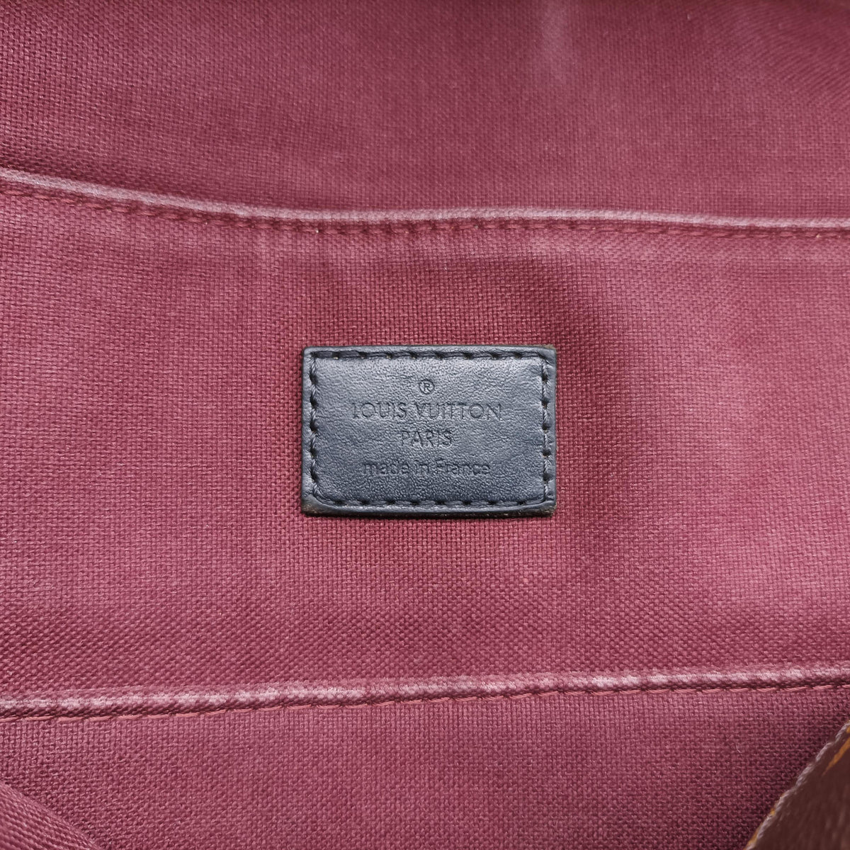 Pre-owned Louis Vuitton BASS GM brown Monogram Macassar M40386 shoulderbag | stylenewstar