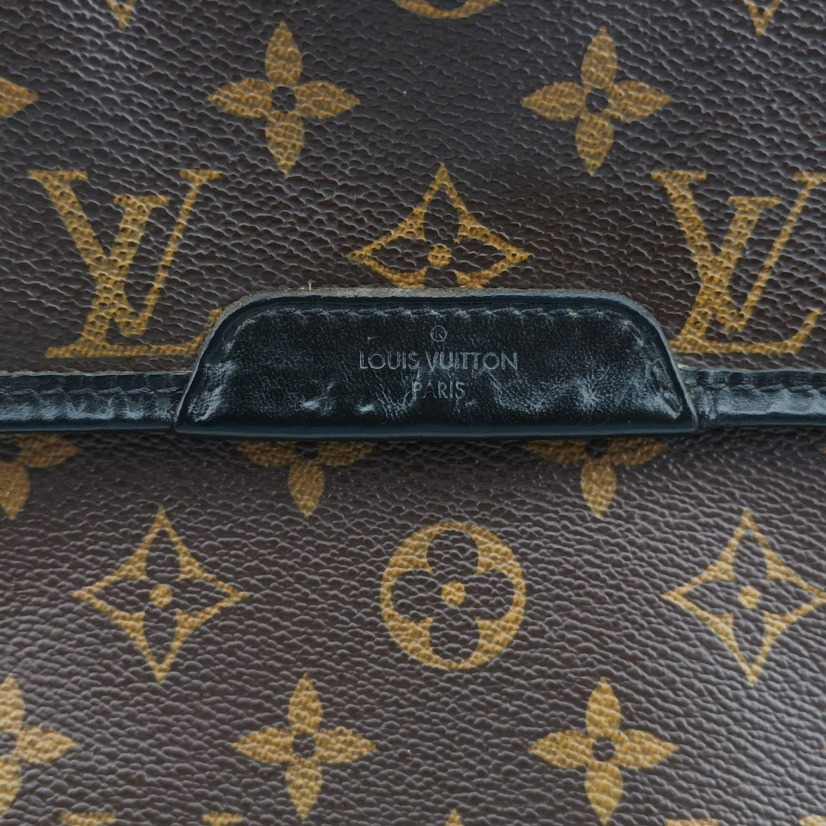 Vintage Louis Vuitton BASS GM brown Monogram Macassar M40386 shoulderbag | stylenewstar