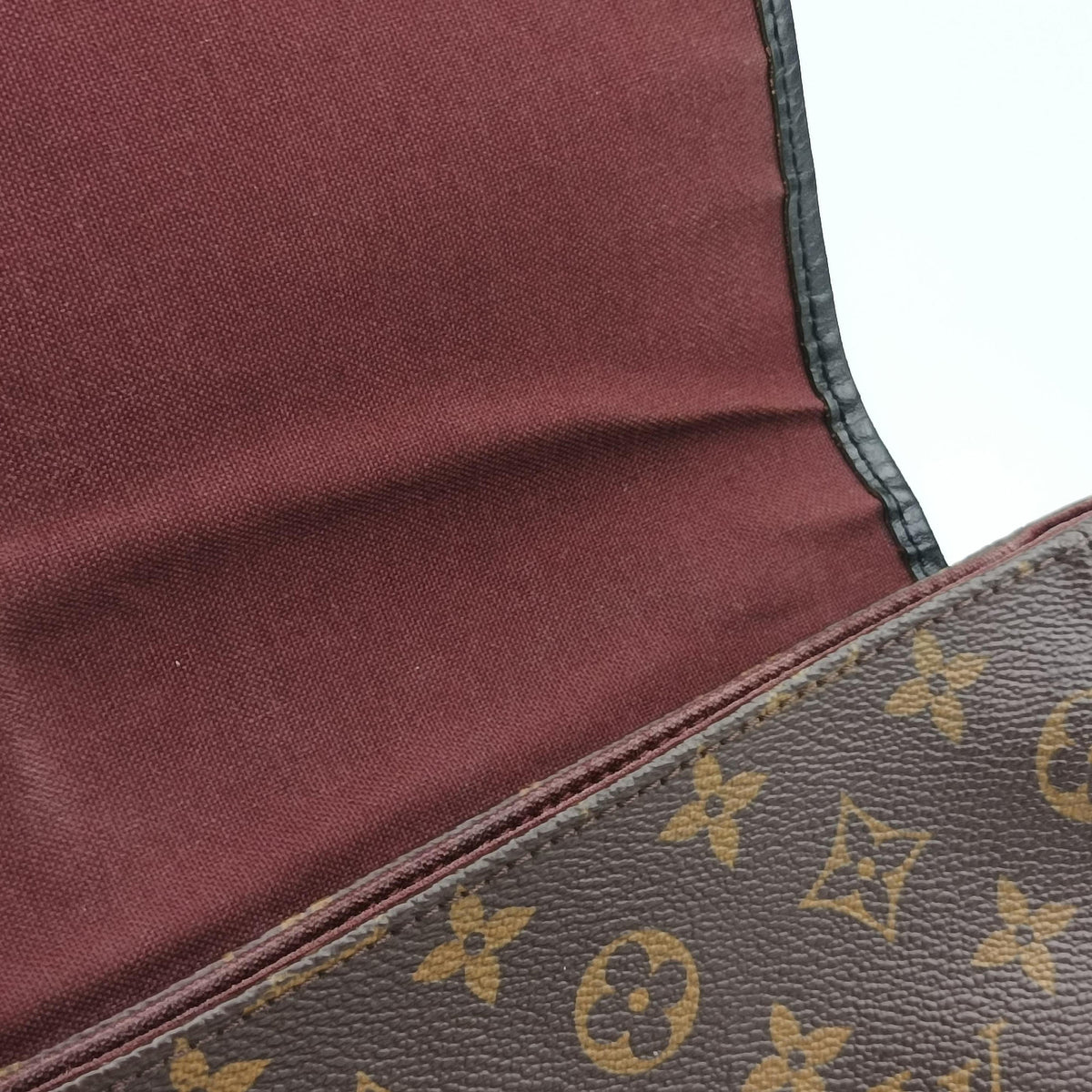 Vintage Louis Vuitton BASS GM brown Monogram Macassar M40386 shoulderbag | stylenewstar