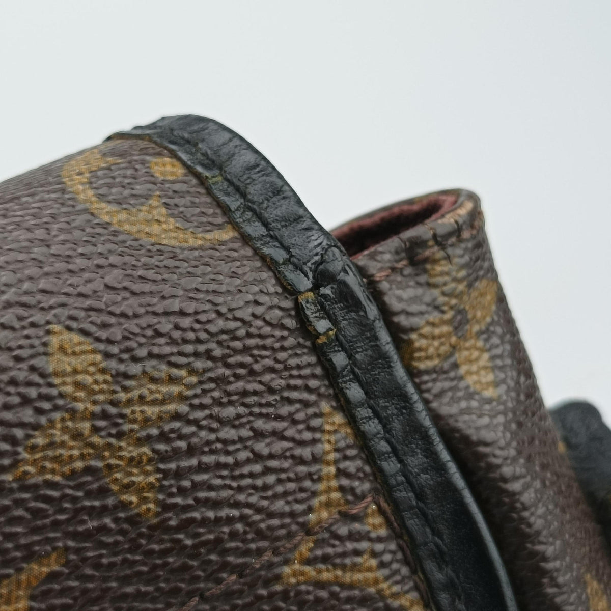 Pre-owned Louis Vuitton BASS GM brown Monogram Macassar M40386 shoulderbag | stylenewstar