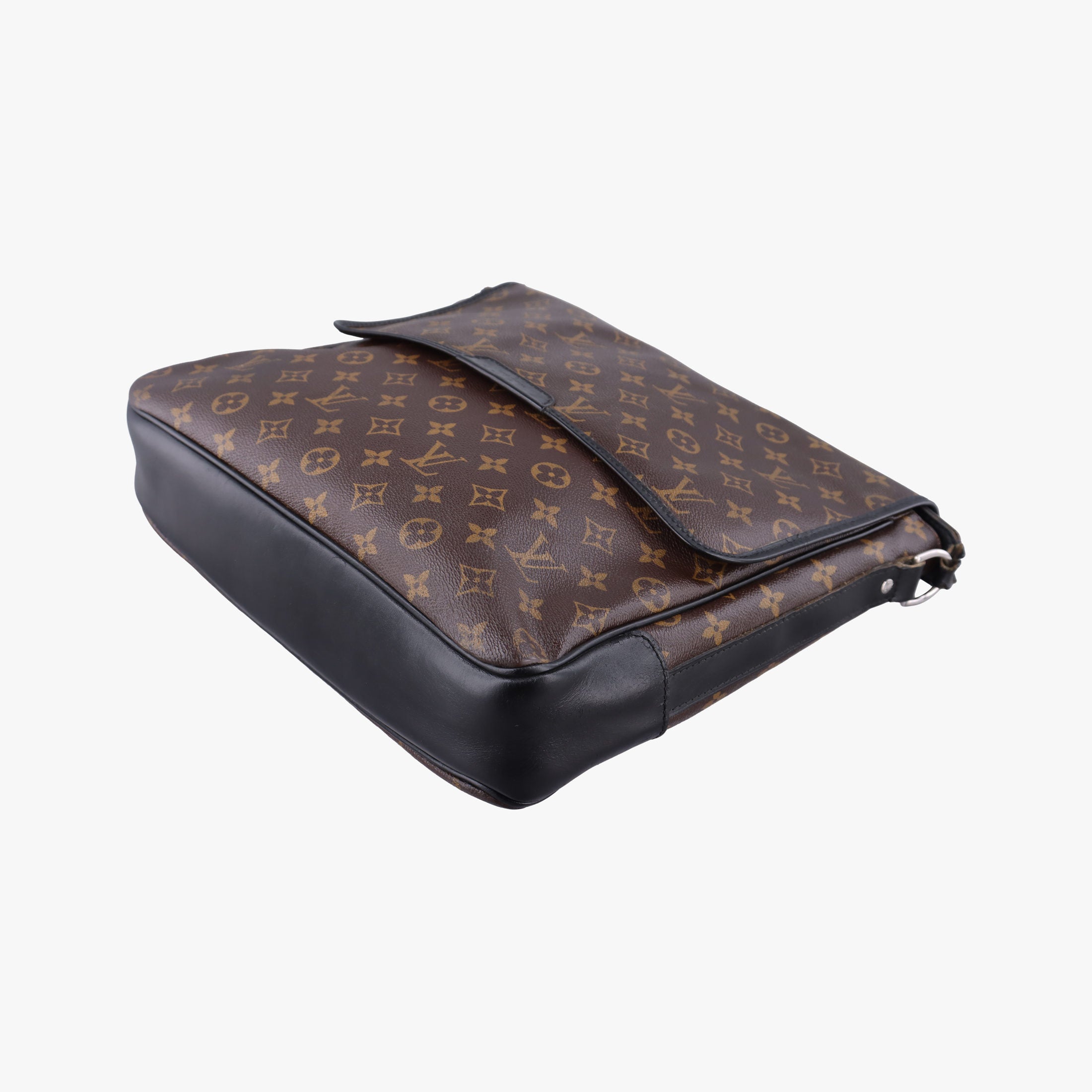 Pre-owned Louis Vuitton BASS GM brown Monogram Macassar M40386 shoulderbag | stylenewstar