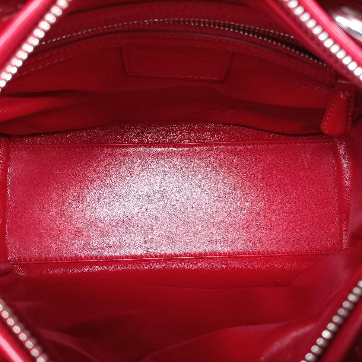 Secondhand Christian Dior Lady Dior Heart Crystal Cannage Fringe Red×Multicolour Tweed×Enamel  shoulderbag | stylenewstar