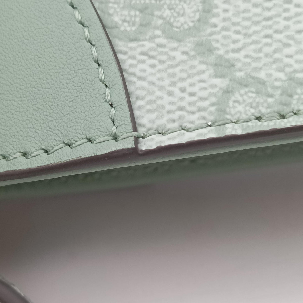 Pre-owned Gucci GG Emblem Green GG Coated Canvas×Leather 820696 handbag | stylenewstar
