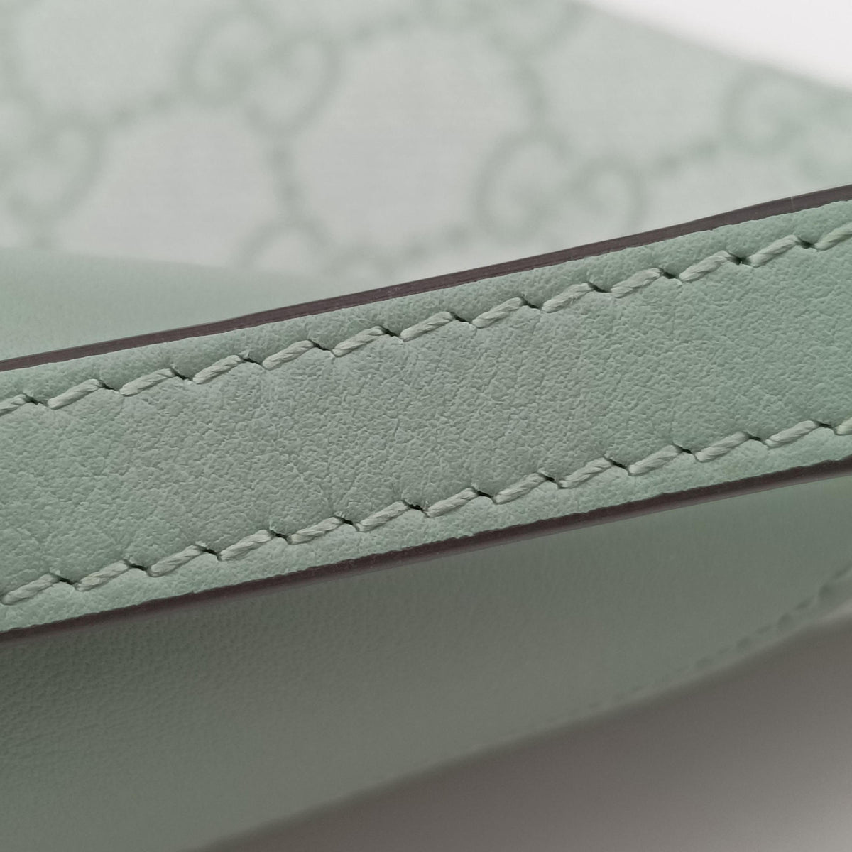 Pre-owned Gucci GG Emblem Green GG Coated Canvas×Leather 820696 handbag | stylenewstar